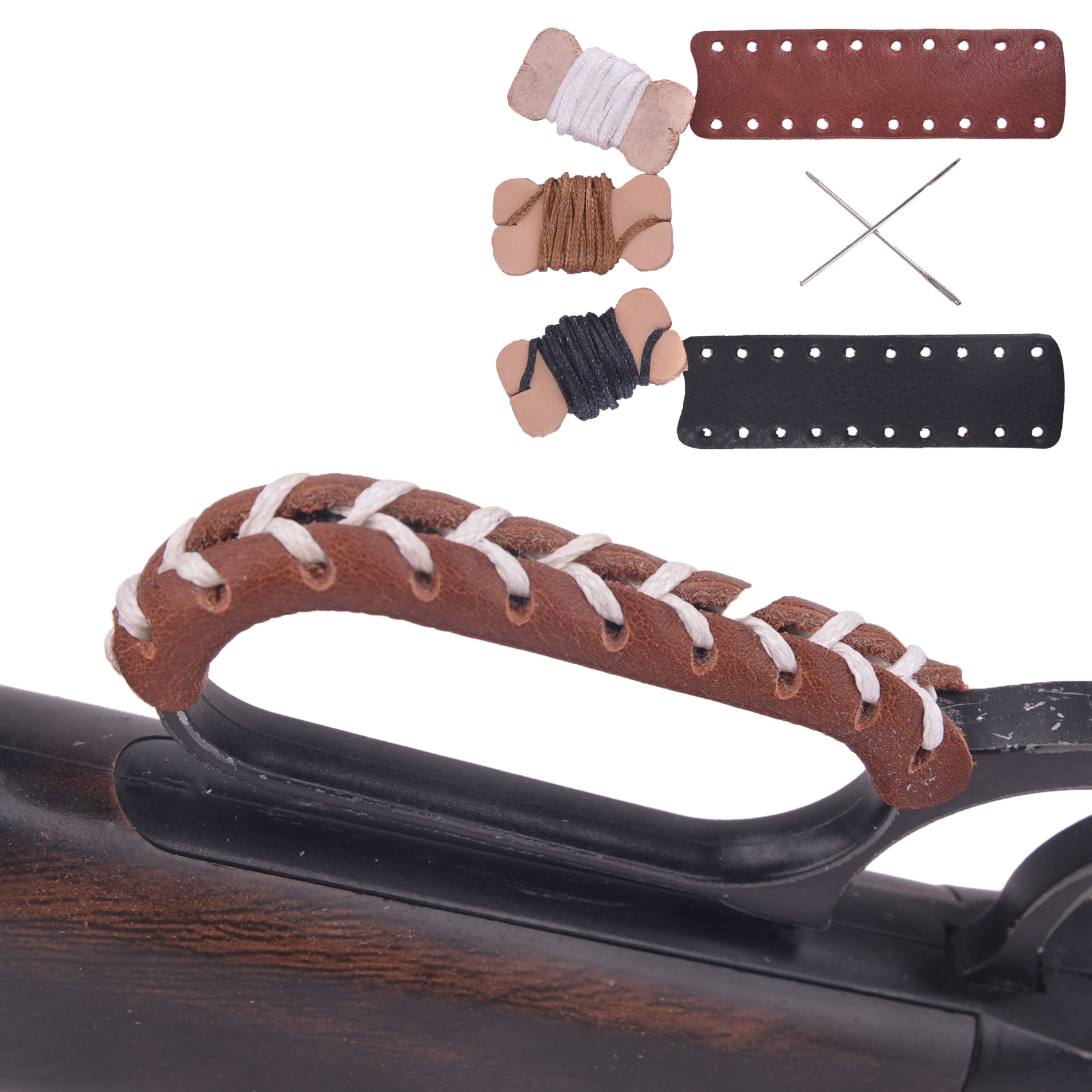 Soft Suede / Leather Gun Lever Wraps For Lever Actions- 2 PCS Lever Wraps 3.5inch / 6inch
