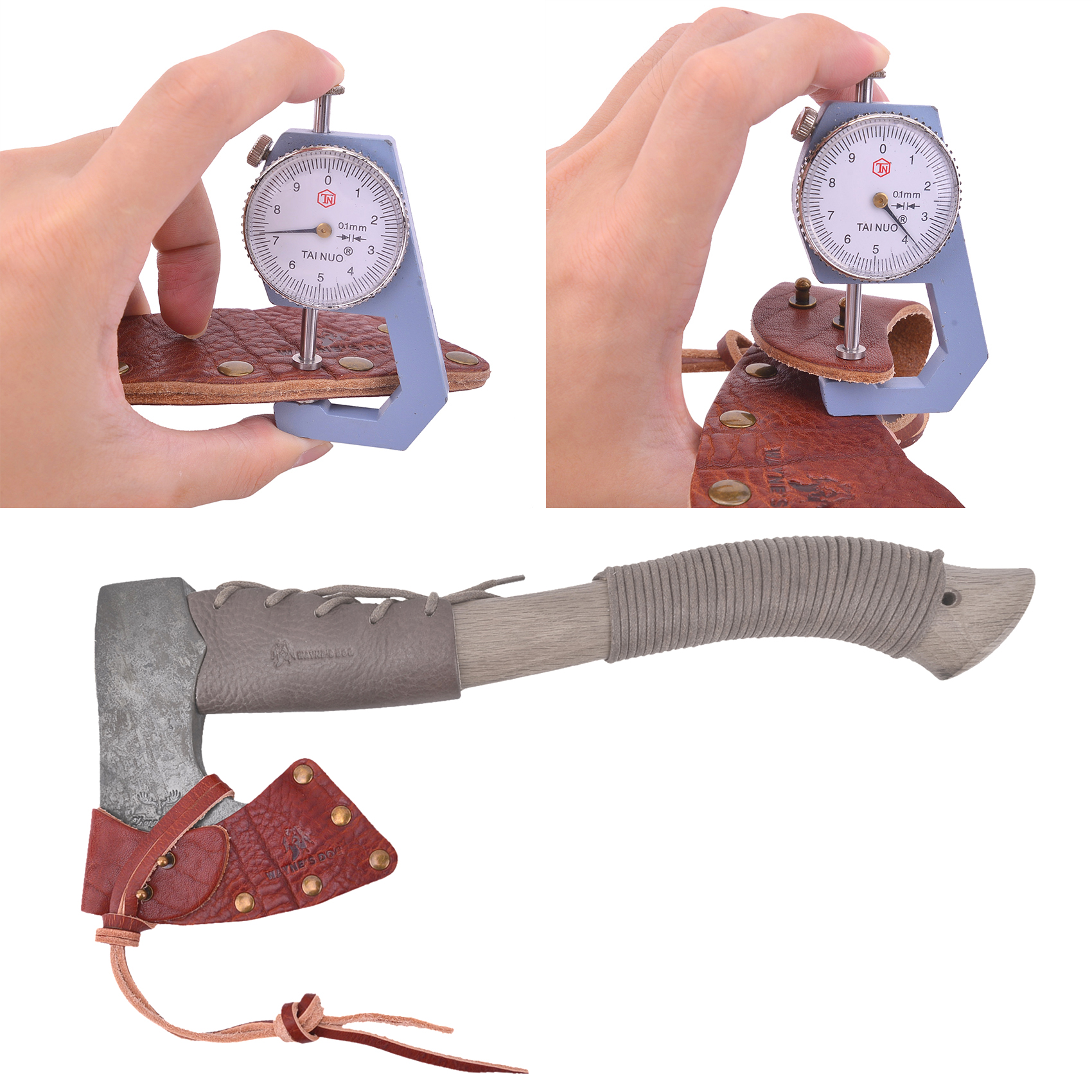 Leather Axe Sheath Cover Holder Blade Protection Hatchet Head Cover Handmade