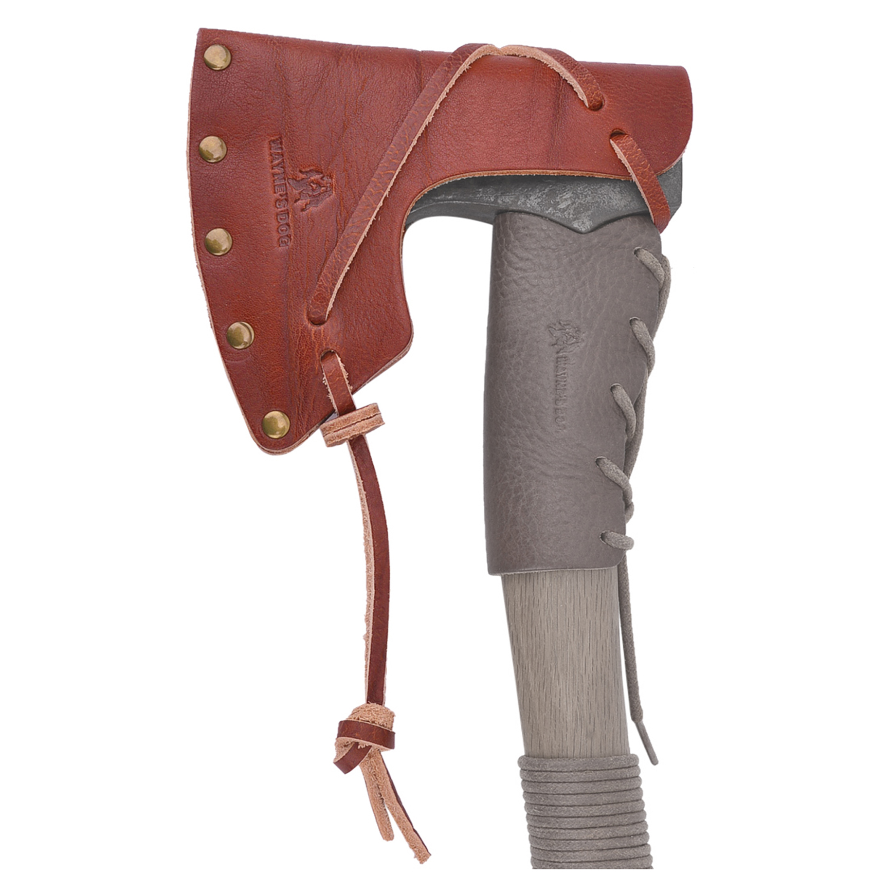 Full Grain Leather Camping Hatchet Sheath Axe Head Holster Axe Protector Cover