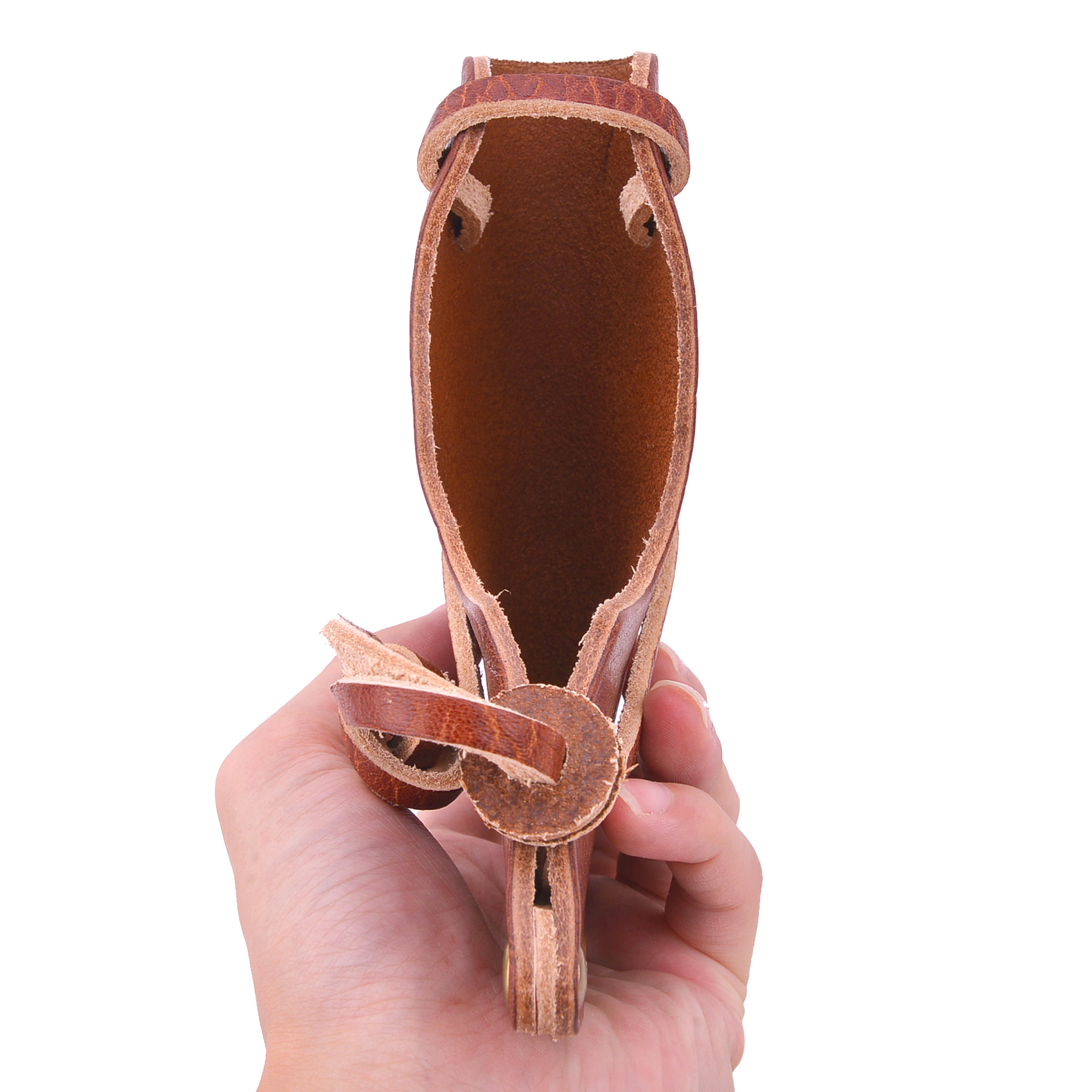 Full Grain Leather Camping Hatchet Sheath Axe Head Holster Axe Protector Cover