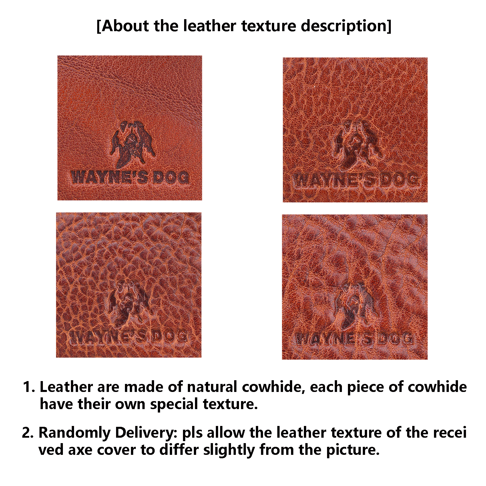 Full Grain Leather Camping Hatchet Sheath Axe Head Holster Axe Protector Cover