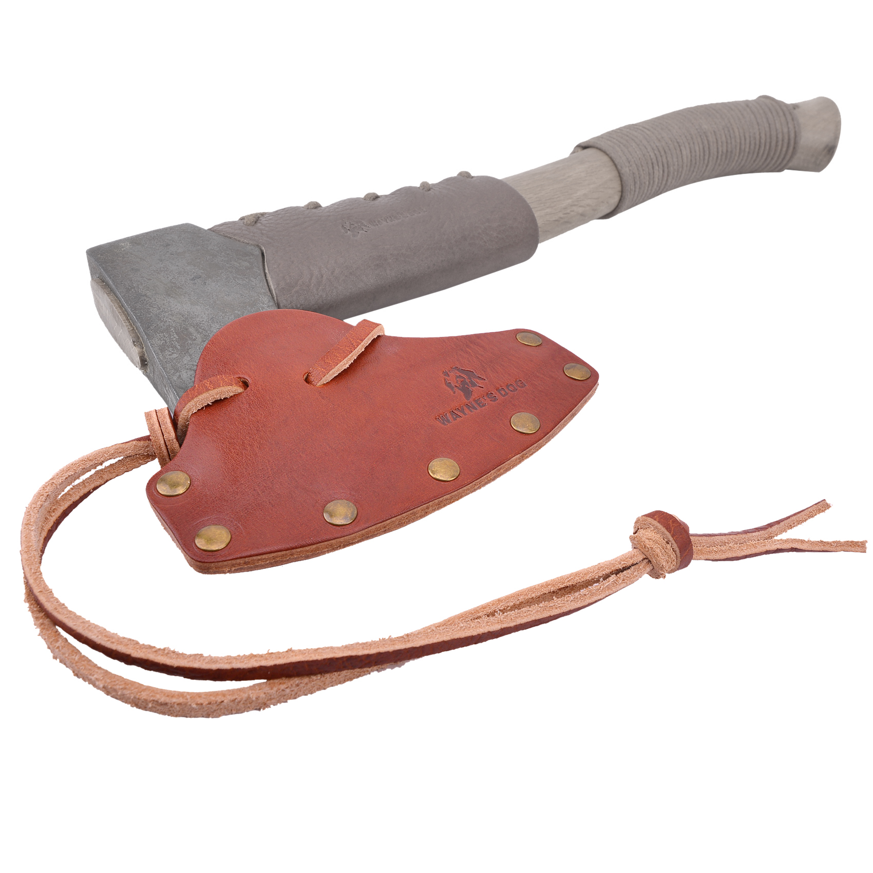 Leather Axe Sheath Cover Veg-Tanned Cowhide Sheath for Axes / Hatchets Cover