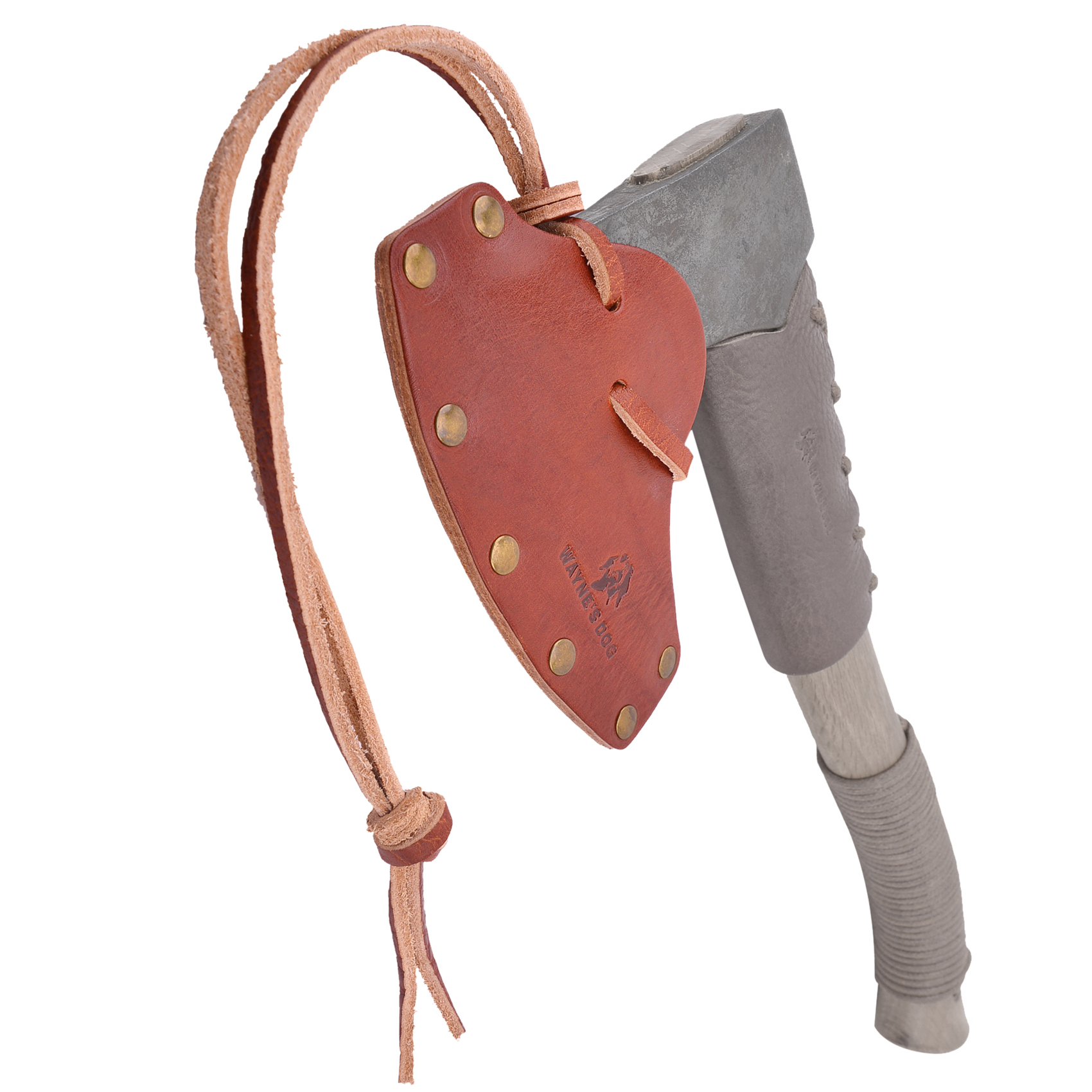 Leather Axe Sheath Cover Veg-Tanned Cowhide Sheath for Axes / Hatchets Cover