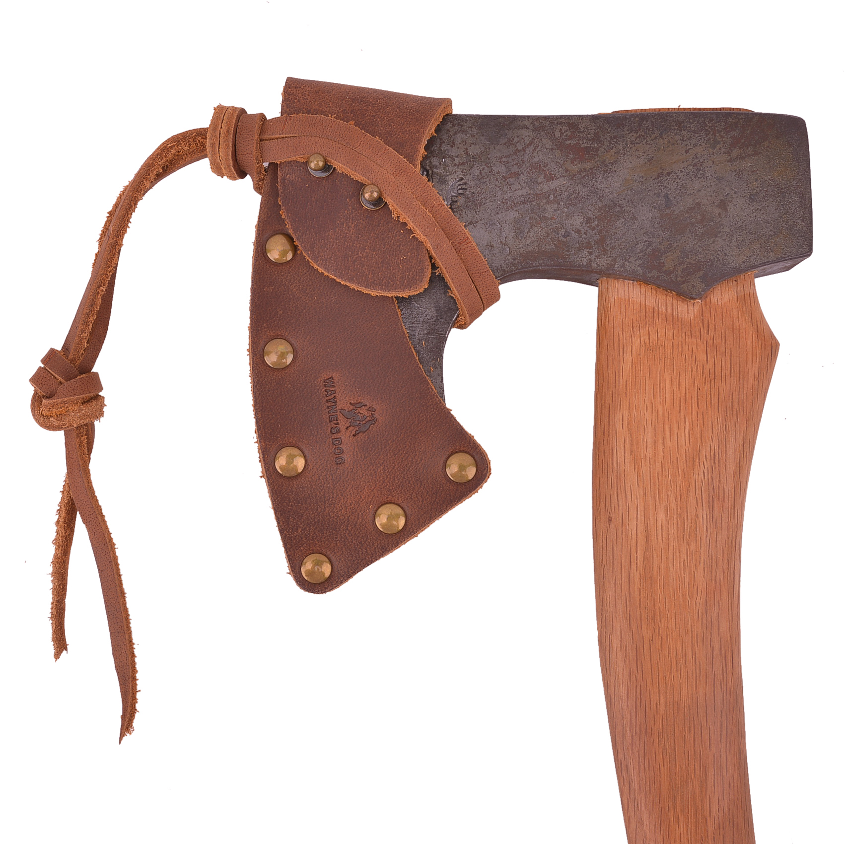 Camping Hatchet Sheath Blade Cover Holder Cowhide Leather Axes Head Protectors