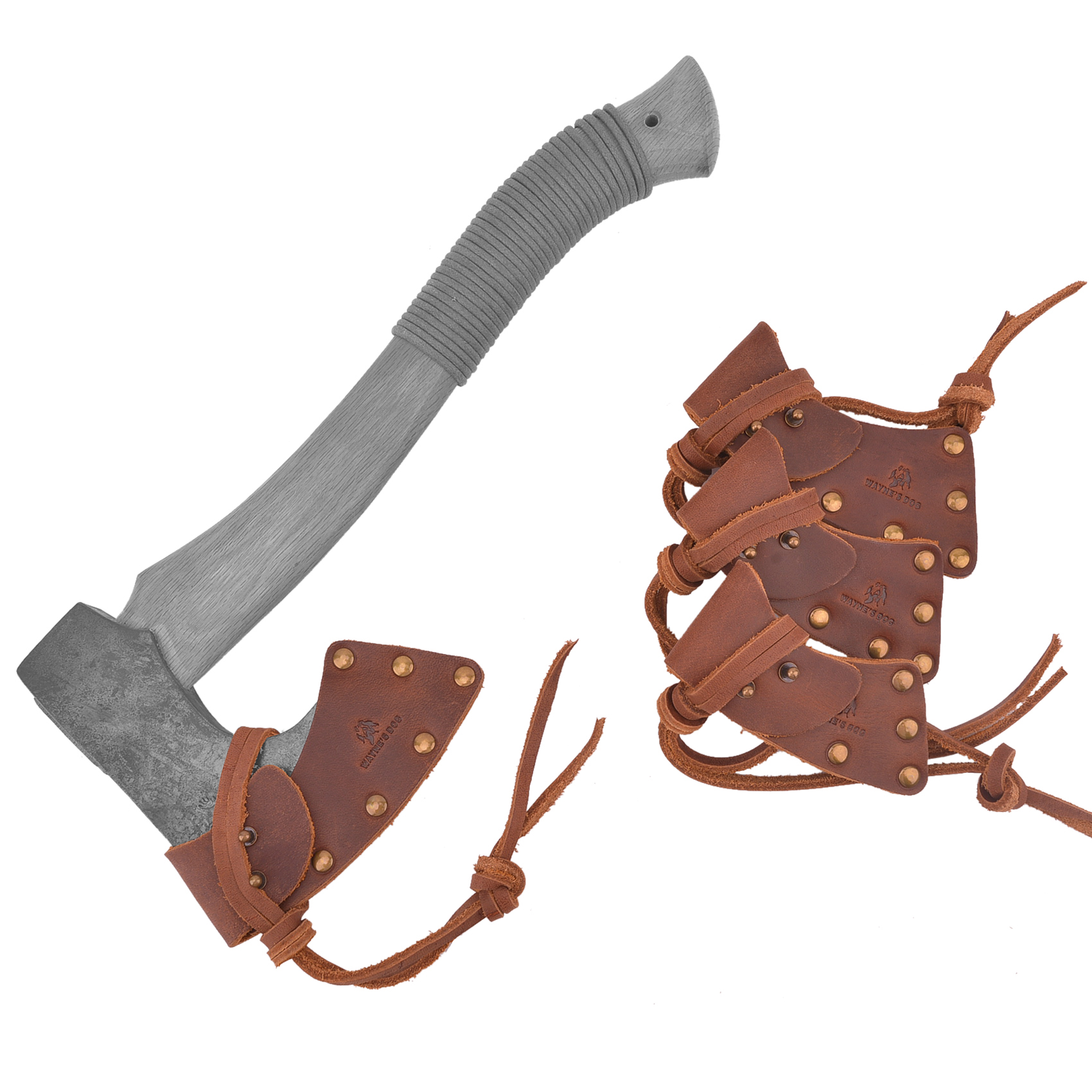 Camping Hatchet Sheath Blade Cover Holder Cowhide Leather Axes Head Protectors