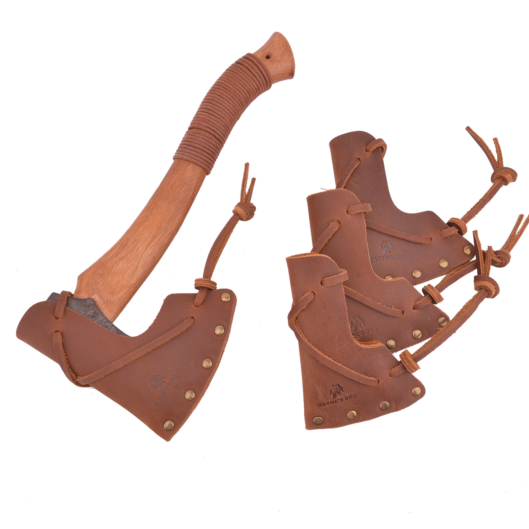 Cowhide Leather Camping Axes Head Hatchet Sheath Cover Holder Blade Protection