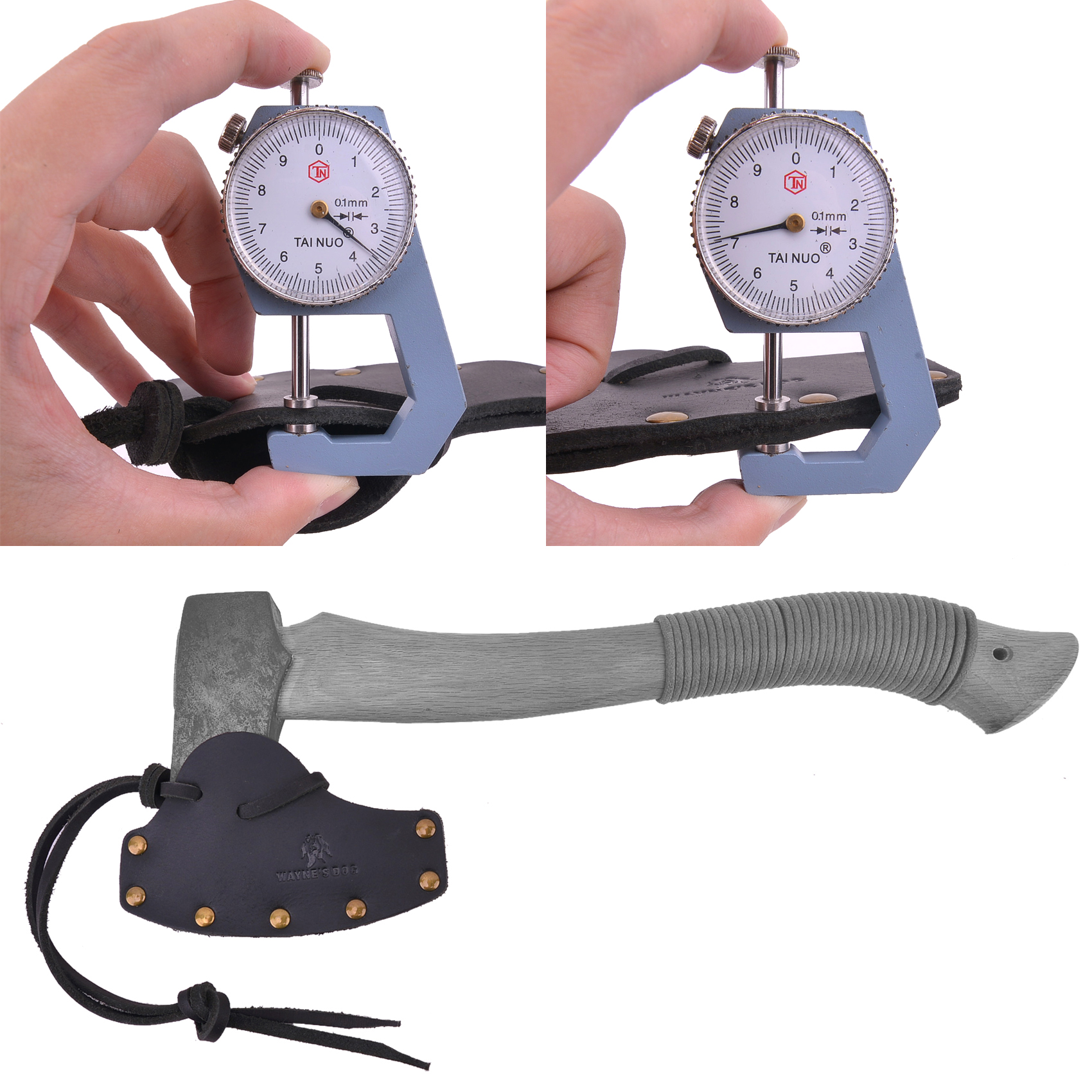 Leather Axe Blade Sheath Protective Pouch Axe Hatchet Cover