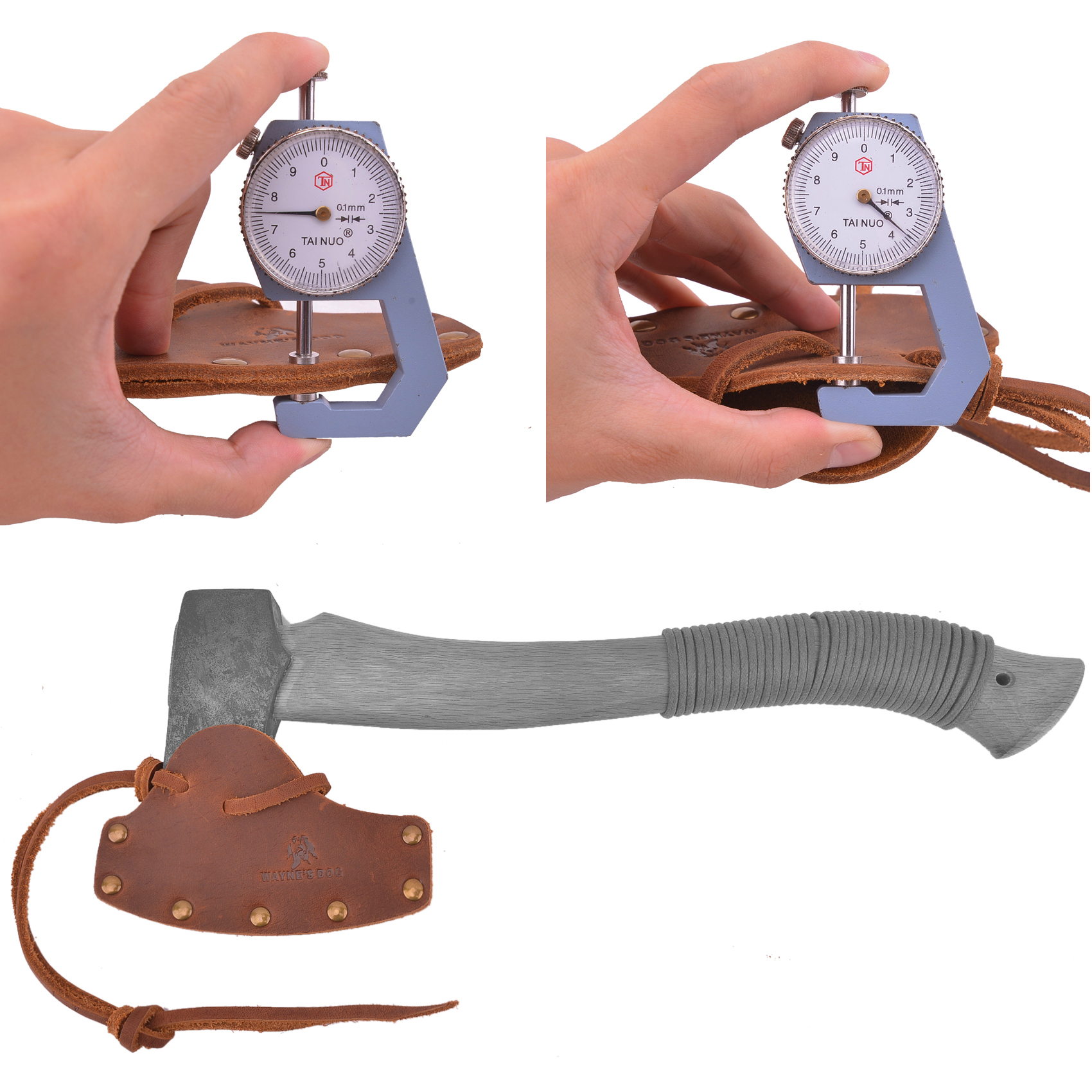 Leather Axe Blade Sheath Protective Pouch Axe Hatchet Cover