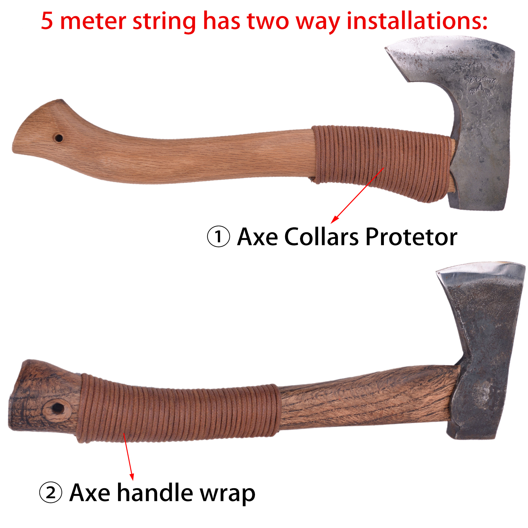 5 Meter Handle String Axe Collar Protector Axe Handle Wrap Great Gifts