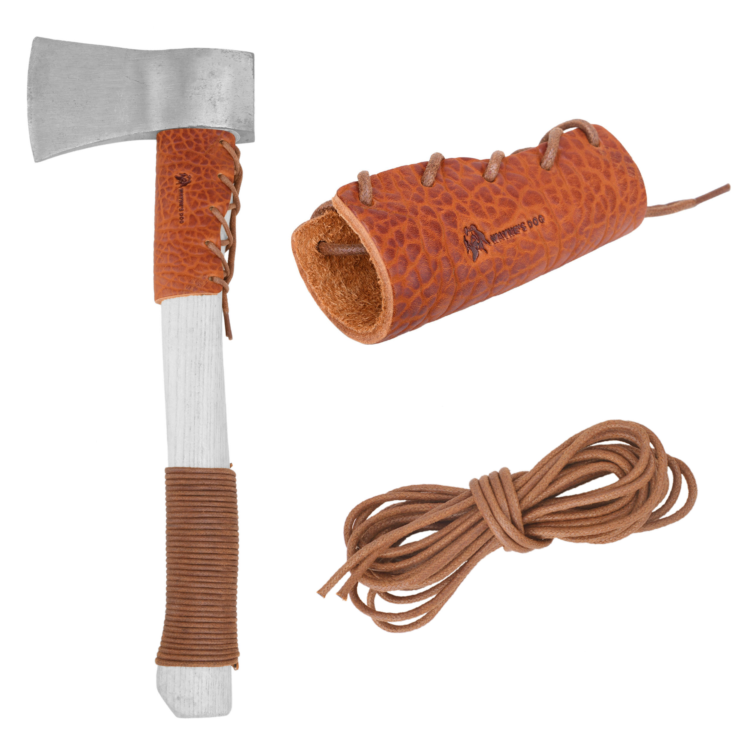 Vintage Leather Double Edge / Camping / Garden Pick Axe Sheath Cover