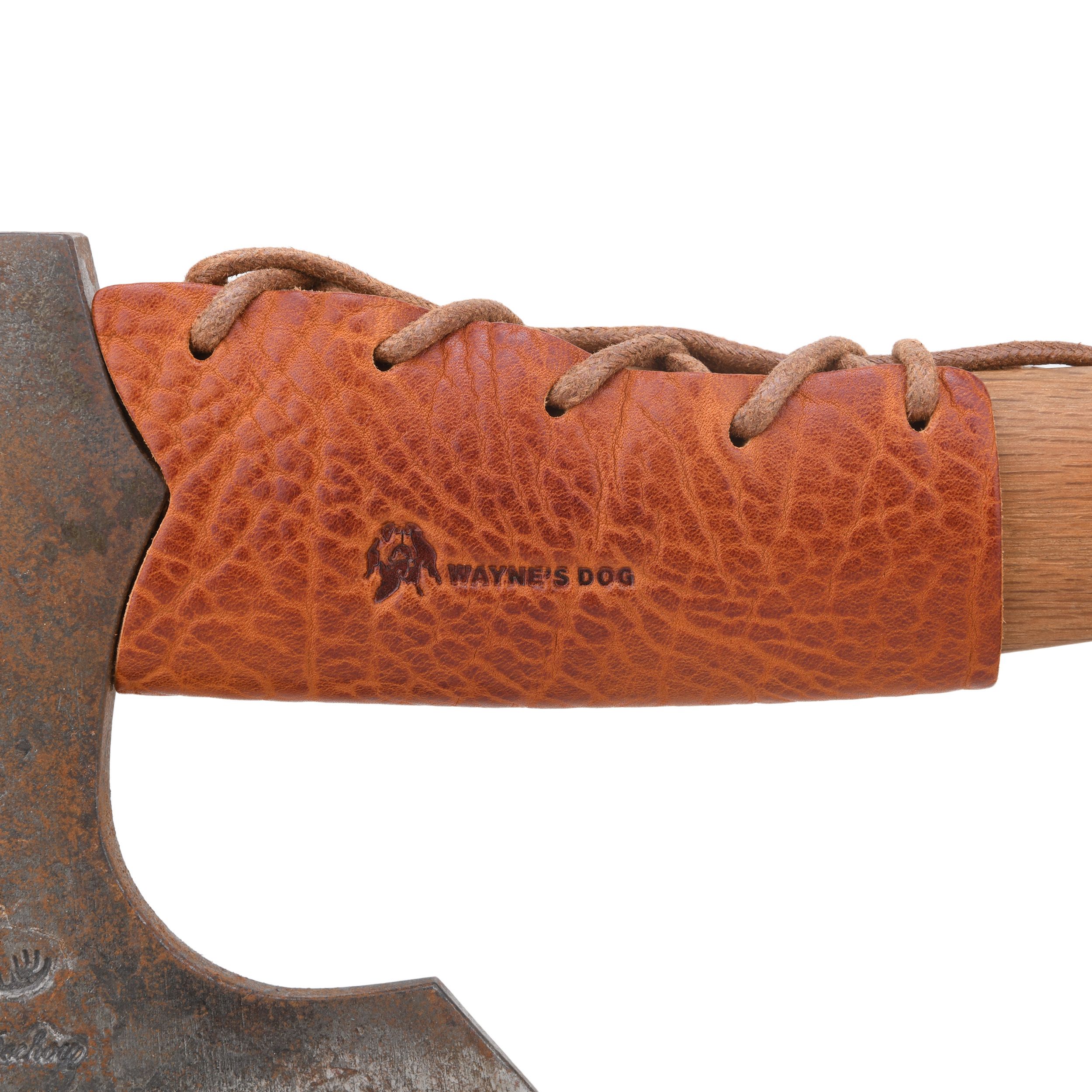 Vintage Leather Double Edge / Camping / Garden Pick Axe Sheath Cover