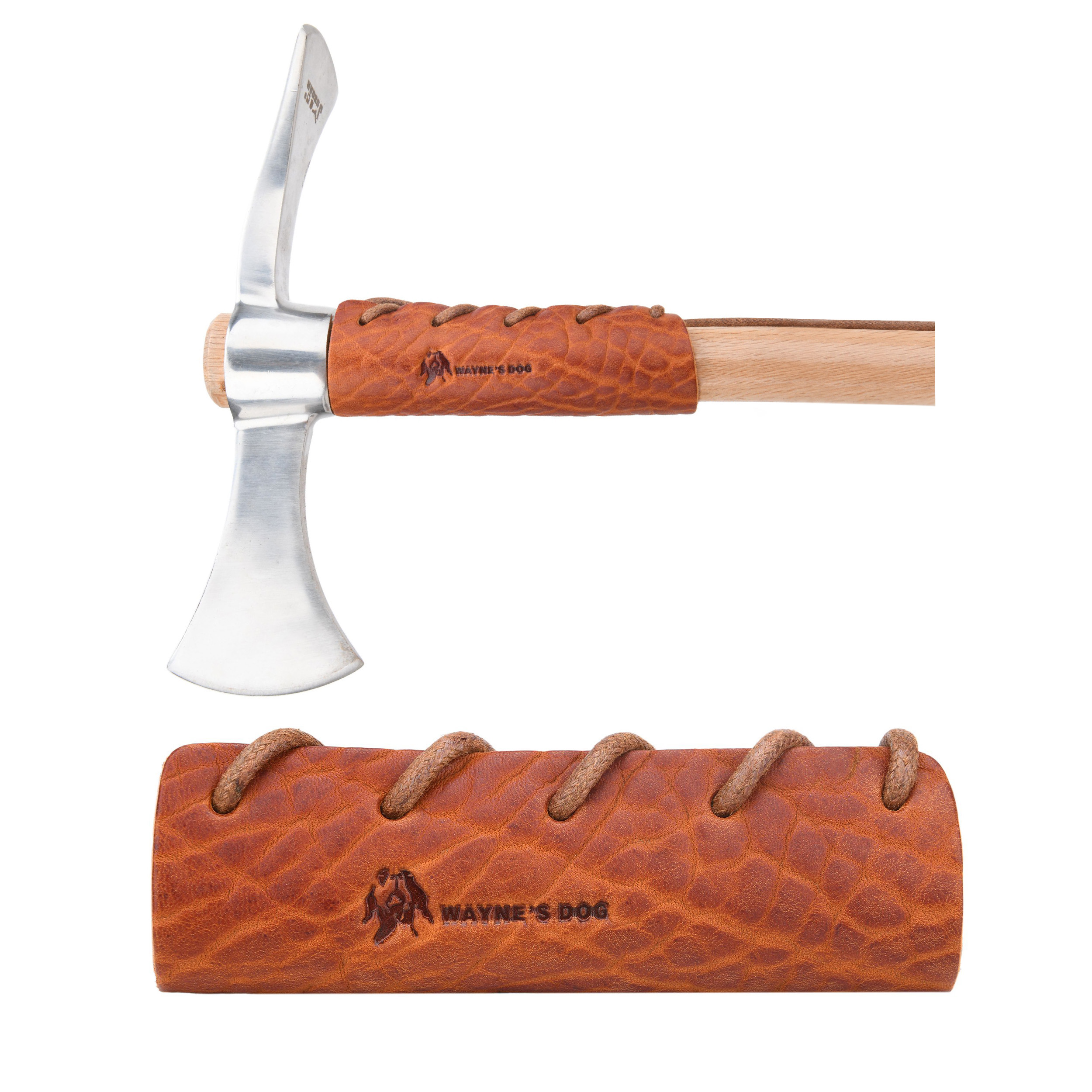 Vintage Leather Double Edge / Camping / Garden Pick Axe Sheath Cover