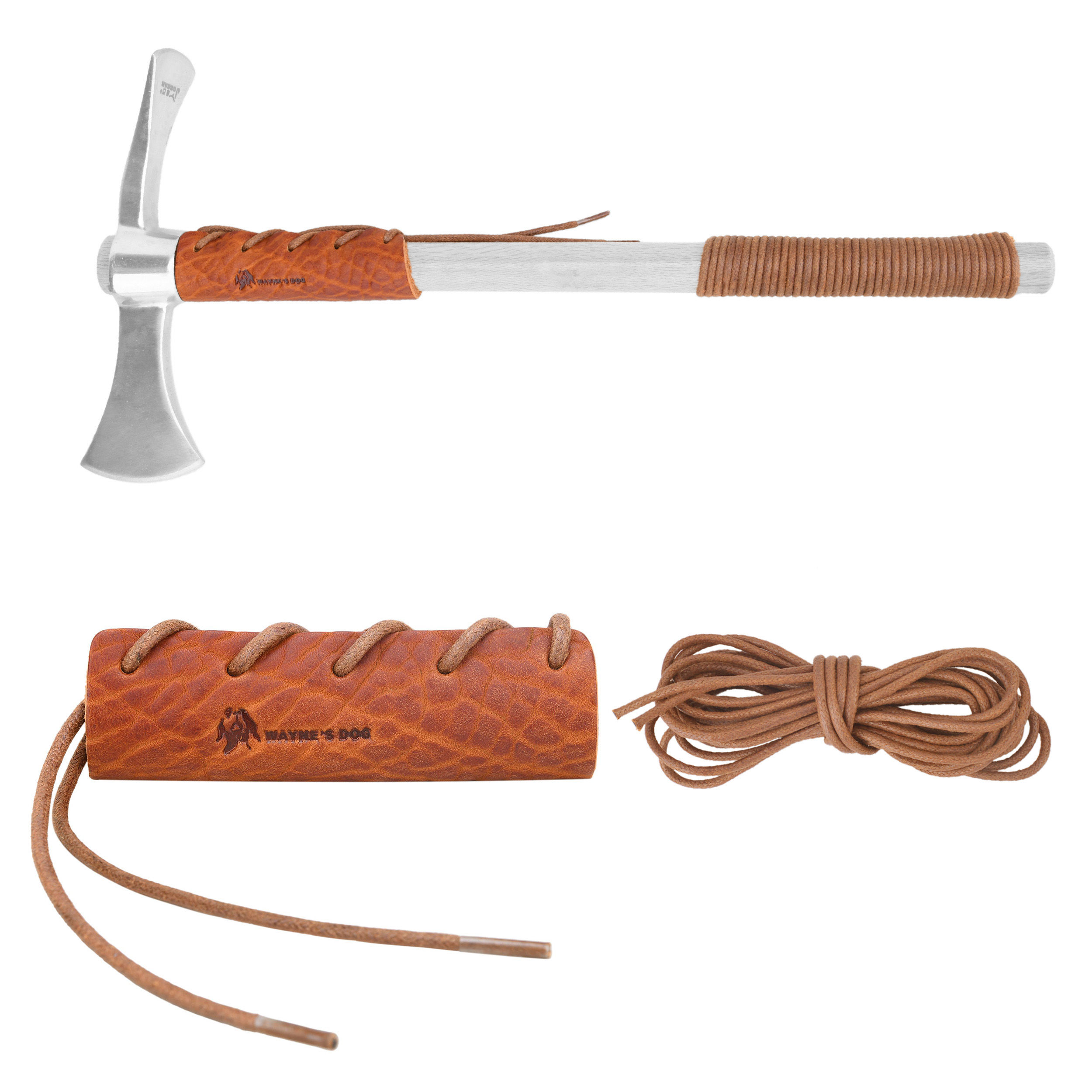 Vintage Leather Double Edge / Camping / Garden Pick Axe Sheath Cover