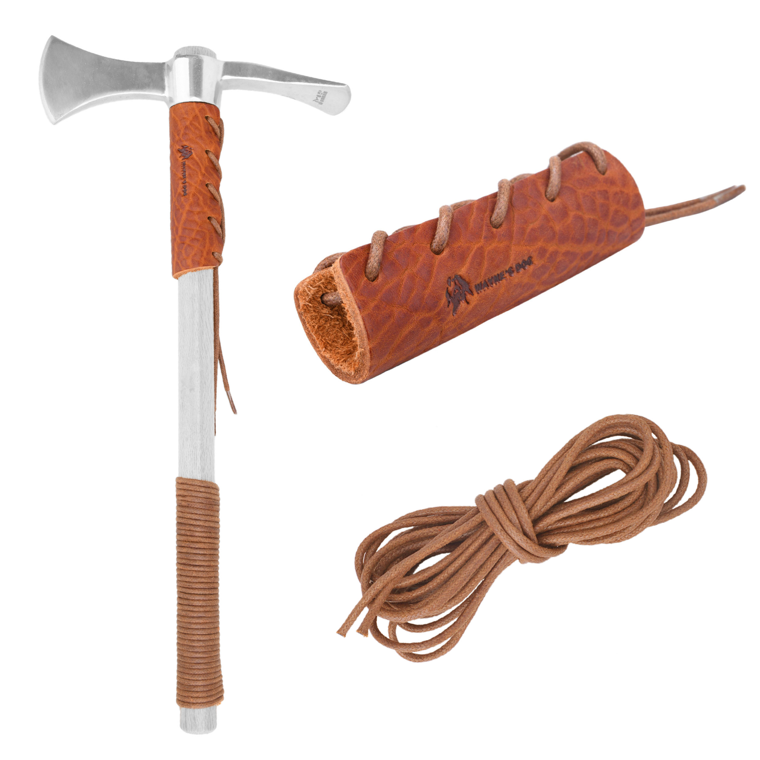 Vintage Leather Double Edge / Camping / Garden Pick Axe Sheath Cover