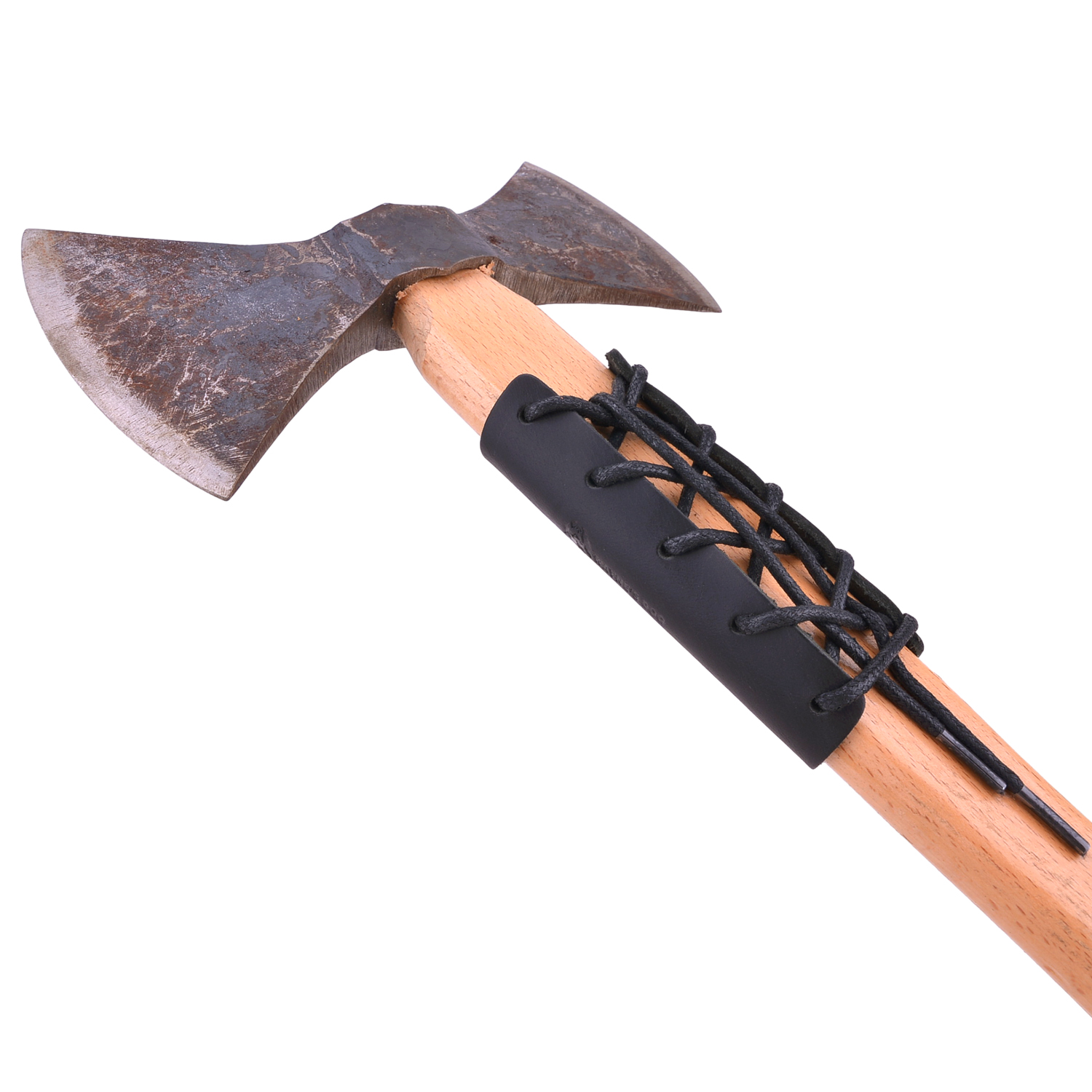 Crazy Horse Leather Axe Handle Guard Collar Axe Handle Holsters
