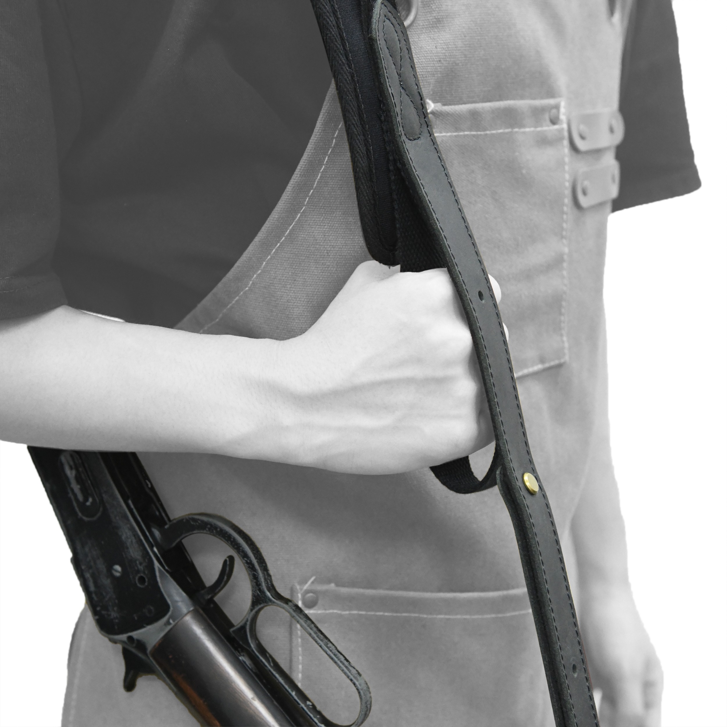 Rifle Cheek Riser Buttstock with Sling Ammo Holder with Swivles
