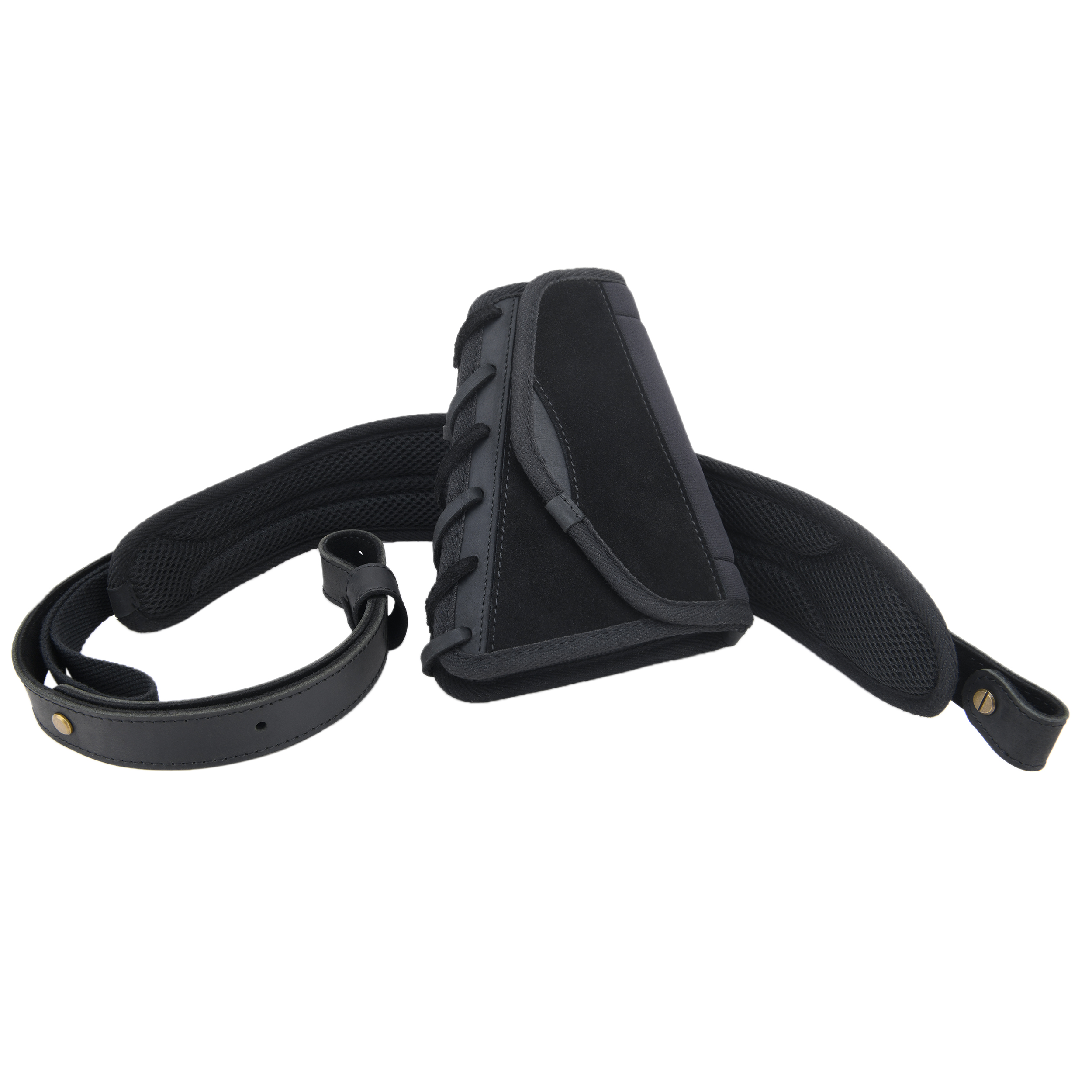 Rifle Cheek Riser Buttstock with Sling Ammo Holder with Swivles