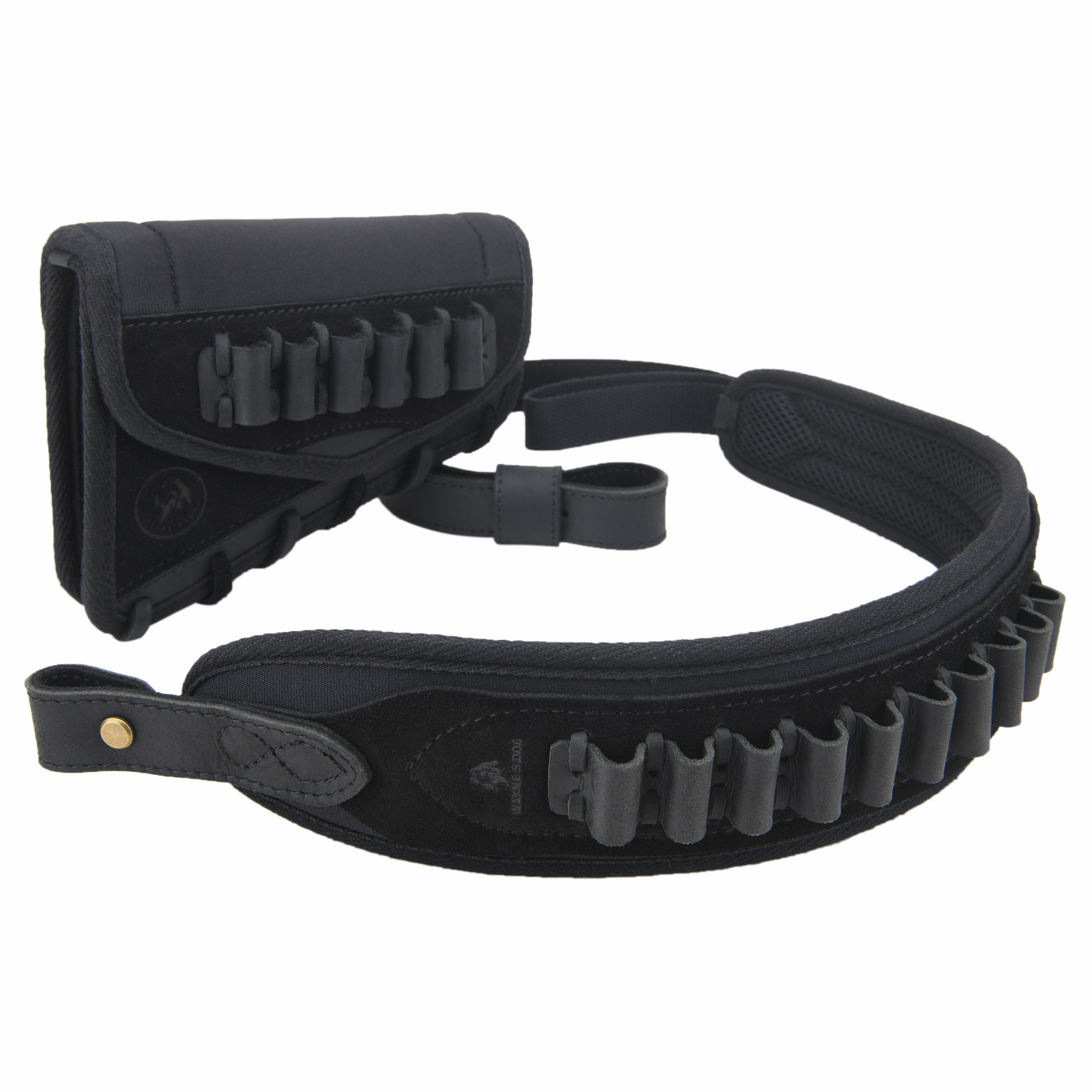 Rifle Cheek Riser Buttstock with Sling Ammo Holder with Swivles