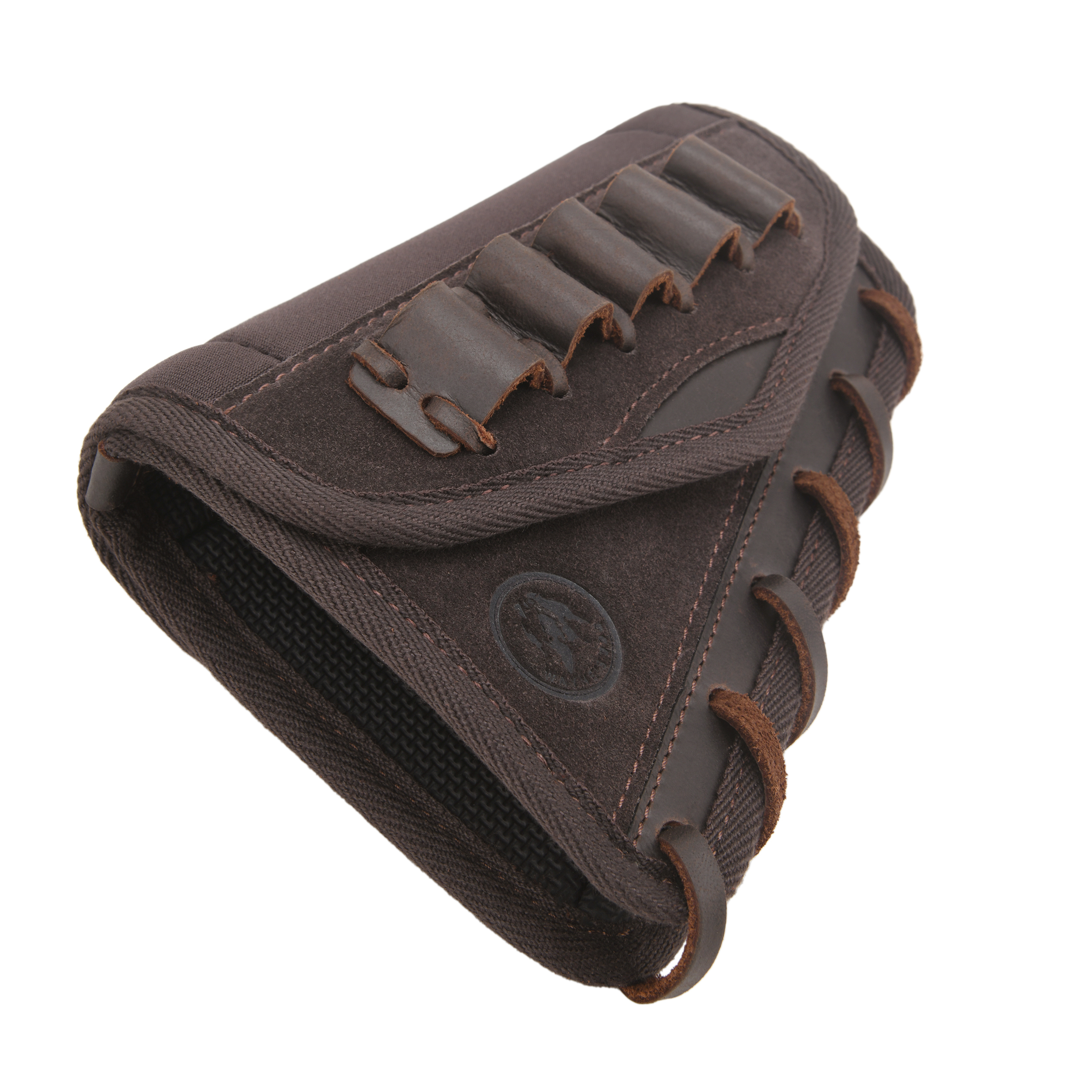 Leather Gun Cheek Rest Shell Holder Buttstock for Ambidextrous Handed