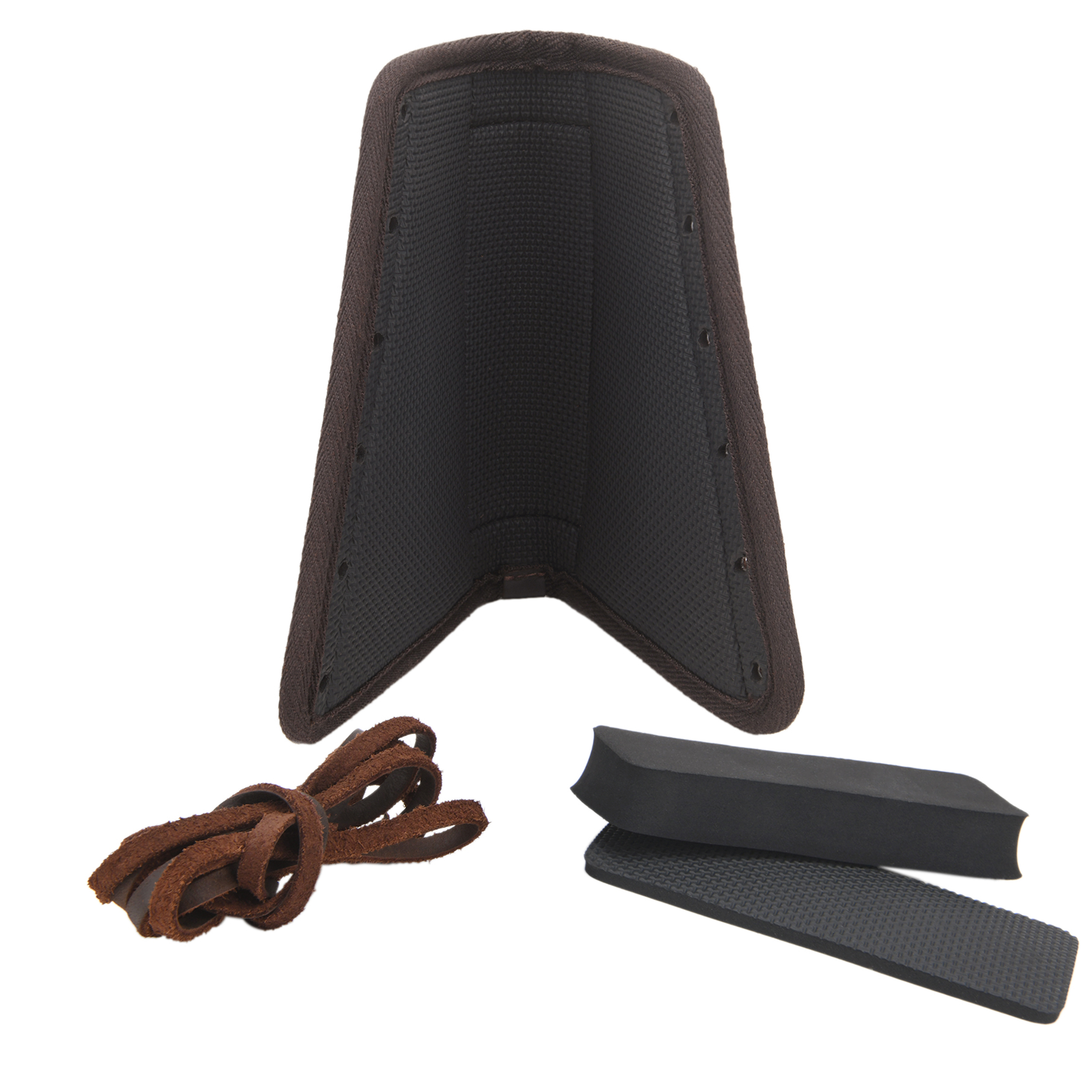 Leather Gun Cheek Rest Shell Holder Buttstock for Ambidextrous Handed