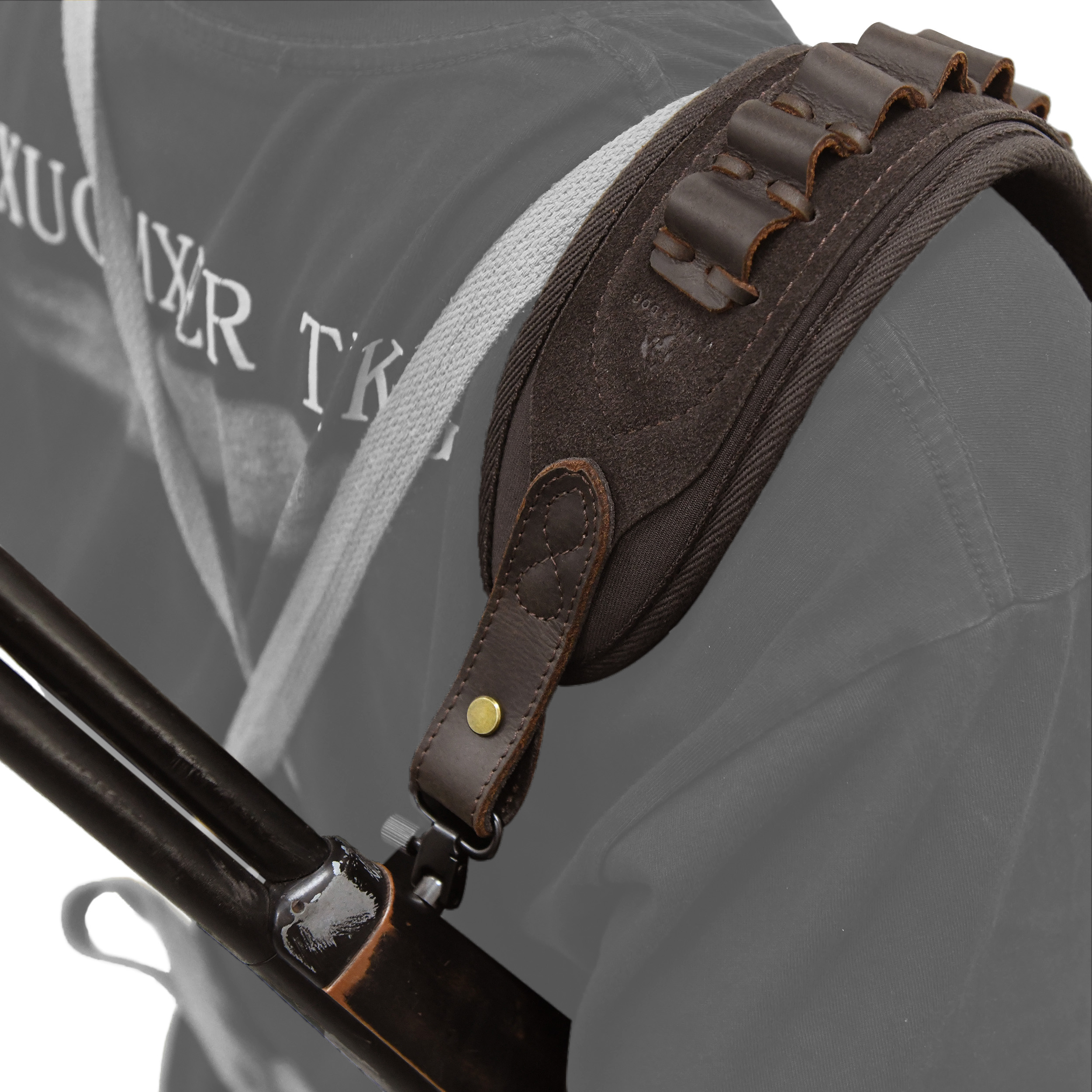 Rifle Cheek Riser Buttstock with Sling Ammo Holder with Swivles