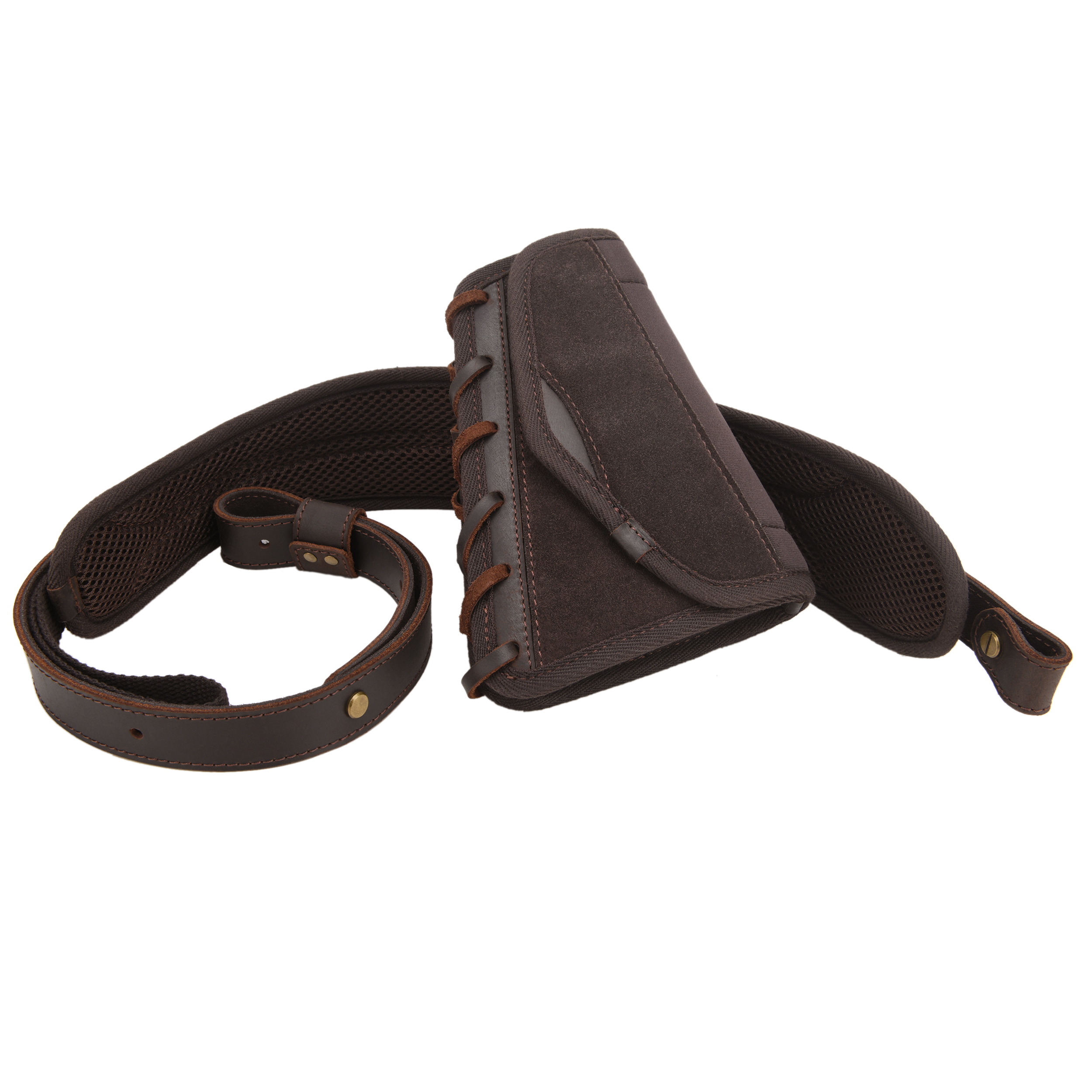 Rifle Cheek Riser Buttstock with Sling Ammo Holder with Swivles