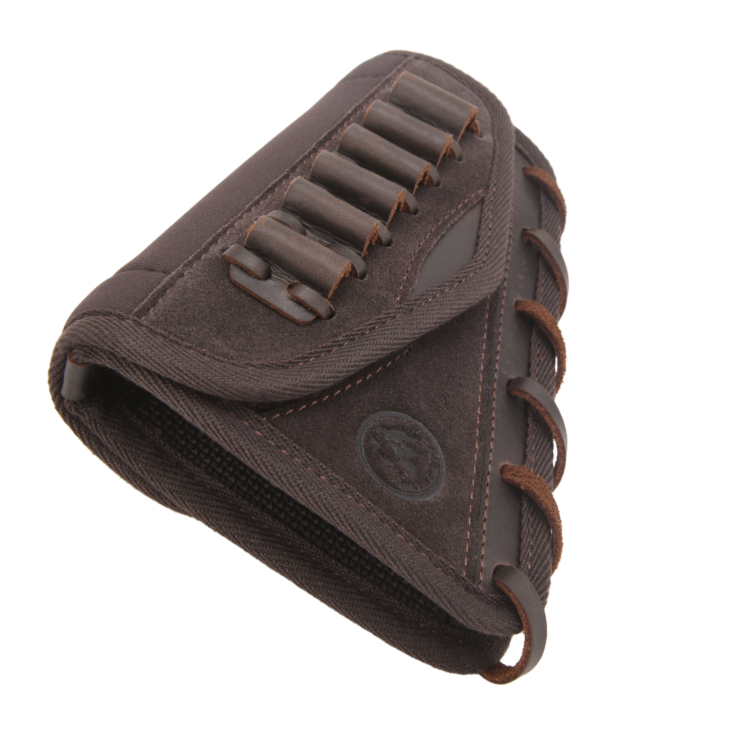 Leather Gun Cheek Rest Shell Holder Buttstock for Ambidextrous Handed