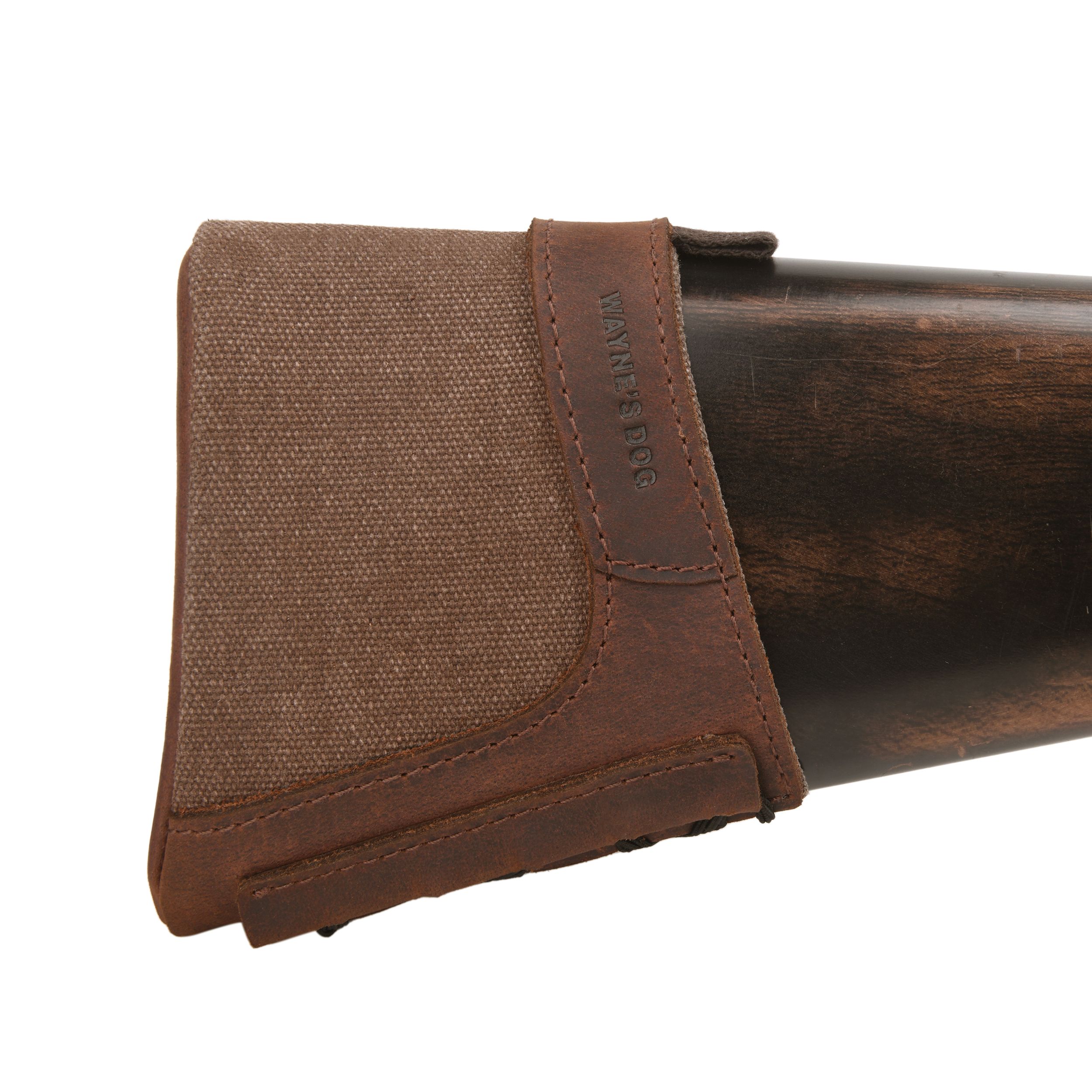 Slip On Recoil Pad for Shotgun Rifle, Cavans Leather Gun Buttstock