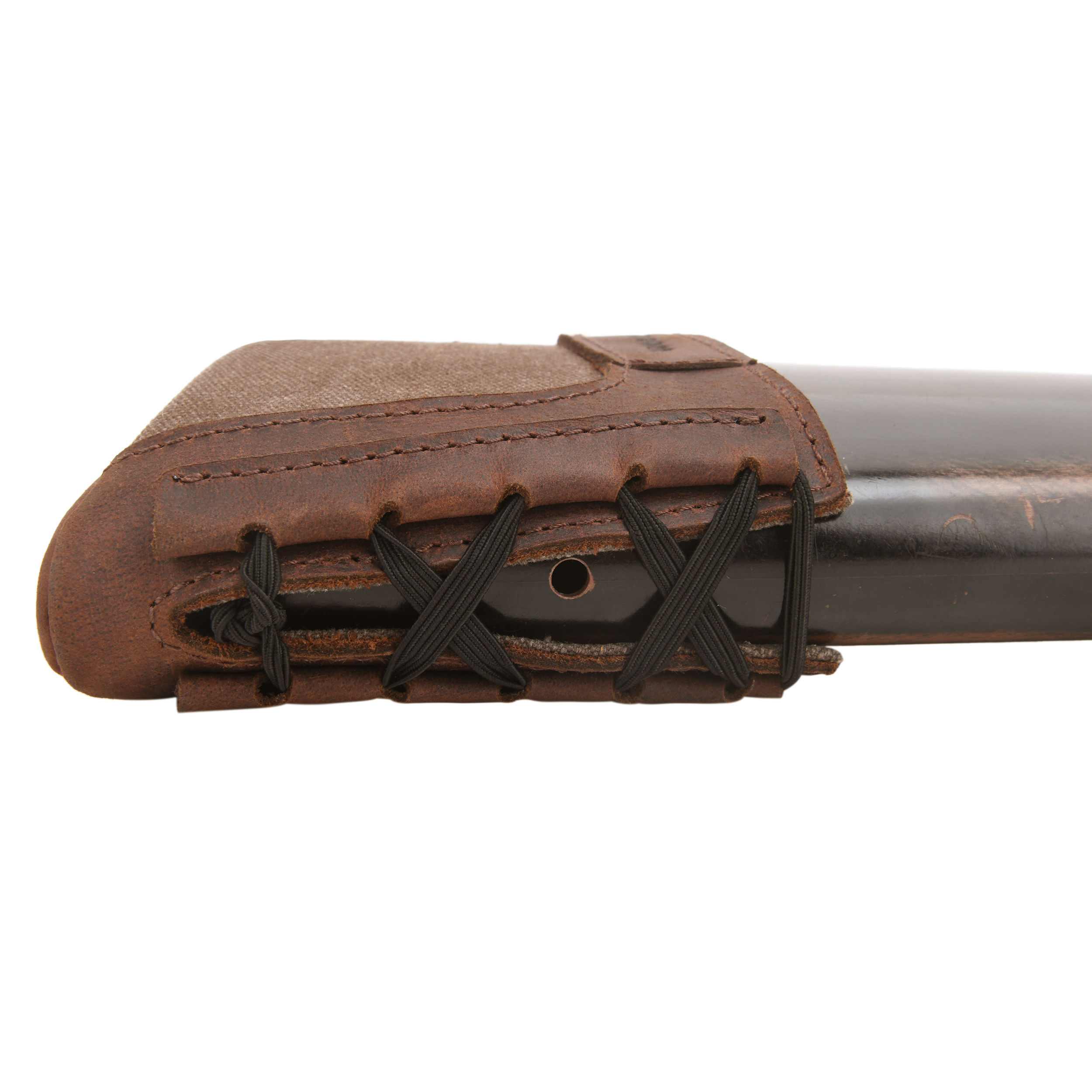 Slip On Recoil Pad for Shotgun Rifle, Cavans Leather Gun Buttstock