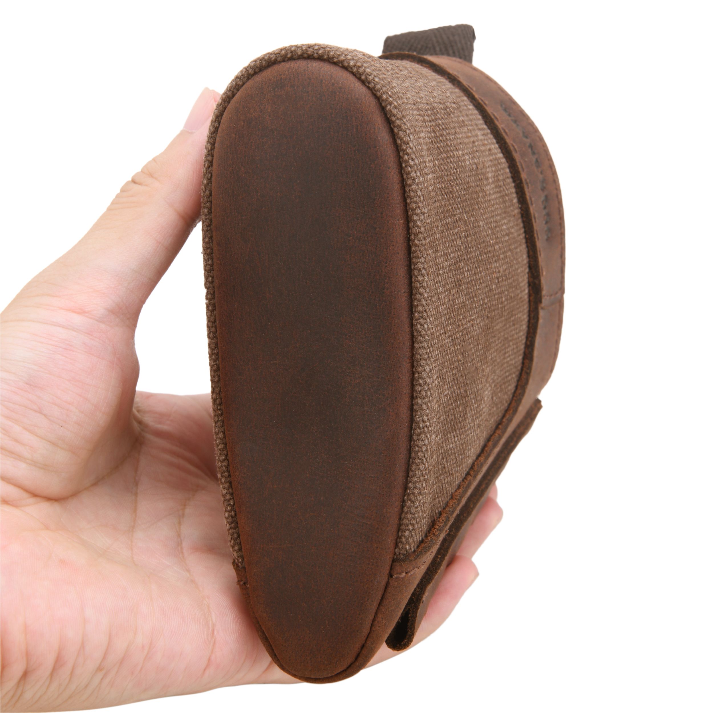 Slip On Recoil Pad for Shotgun Rifle, Cavans Leather Gun Buttstock