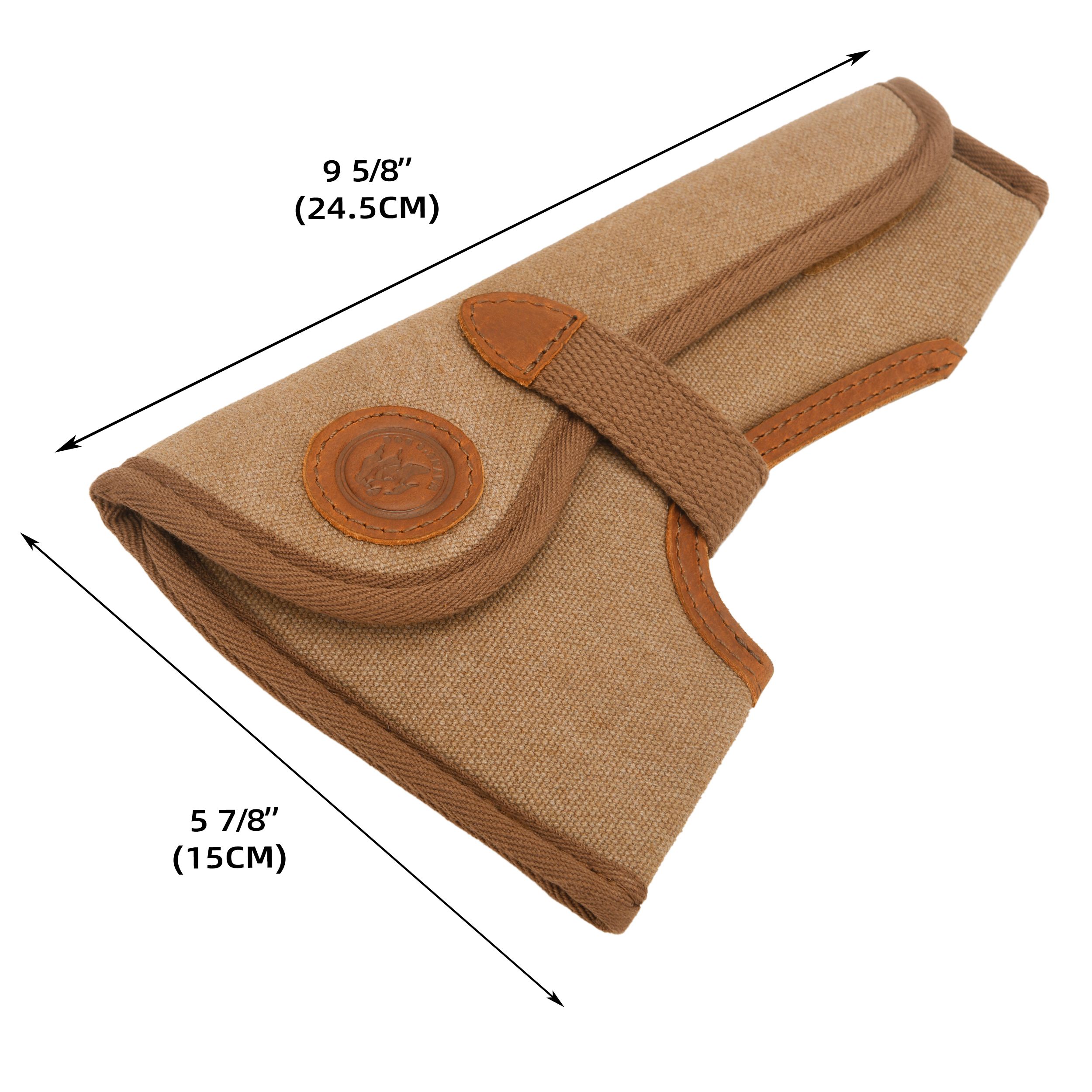 Canvas Rifle Bolt Pouch Holder Carrier Case Cover for Hunting Shooting