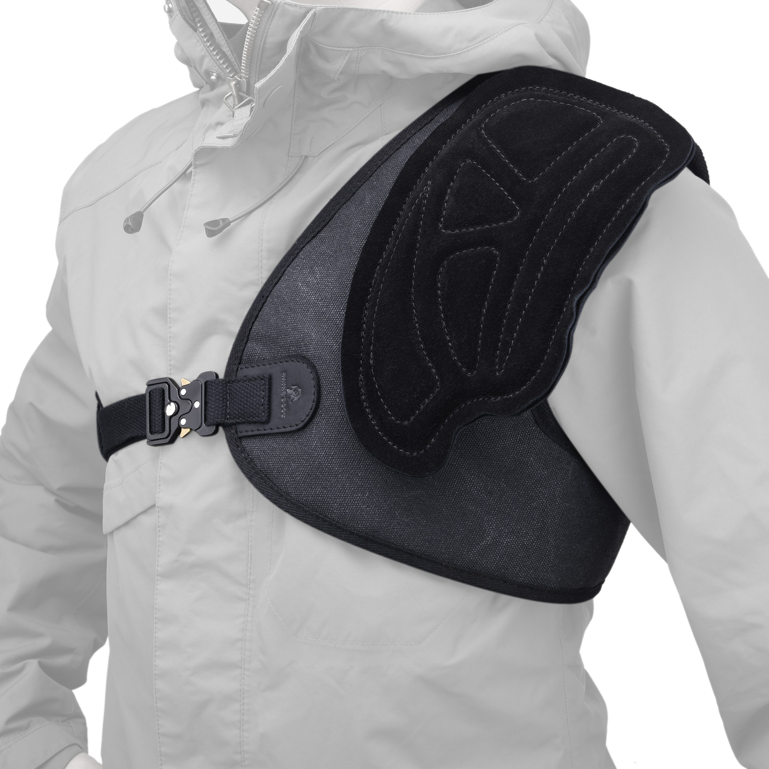 Rifle Shotgun Field Shield Leather Archery Half Chest Protector Guard