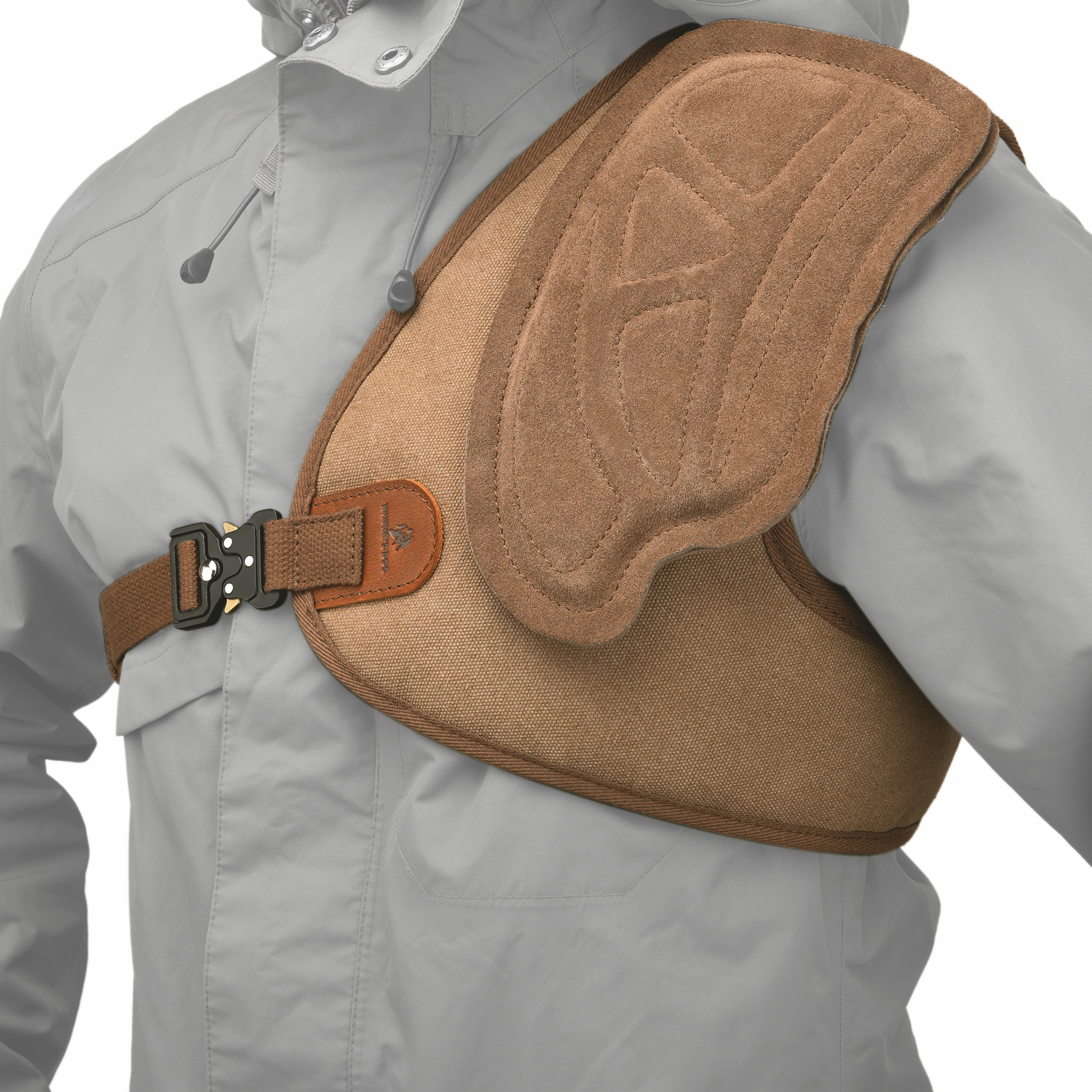 Rifle Shotgun Field Shield Leather Archery Half Chest Protector Guard