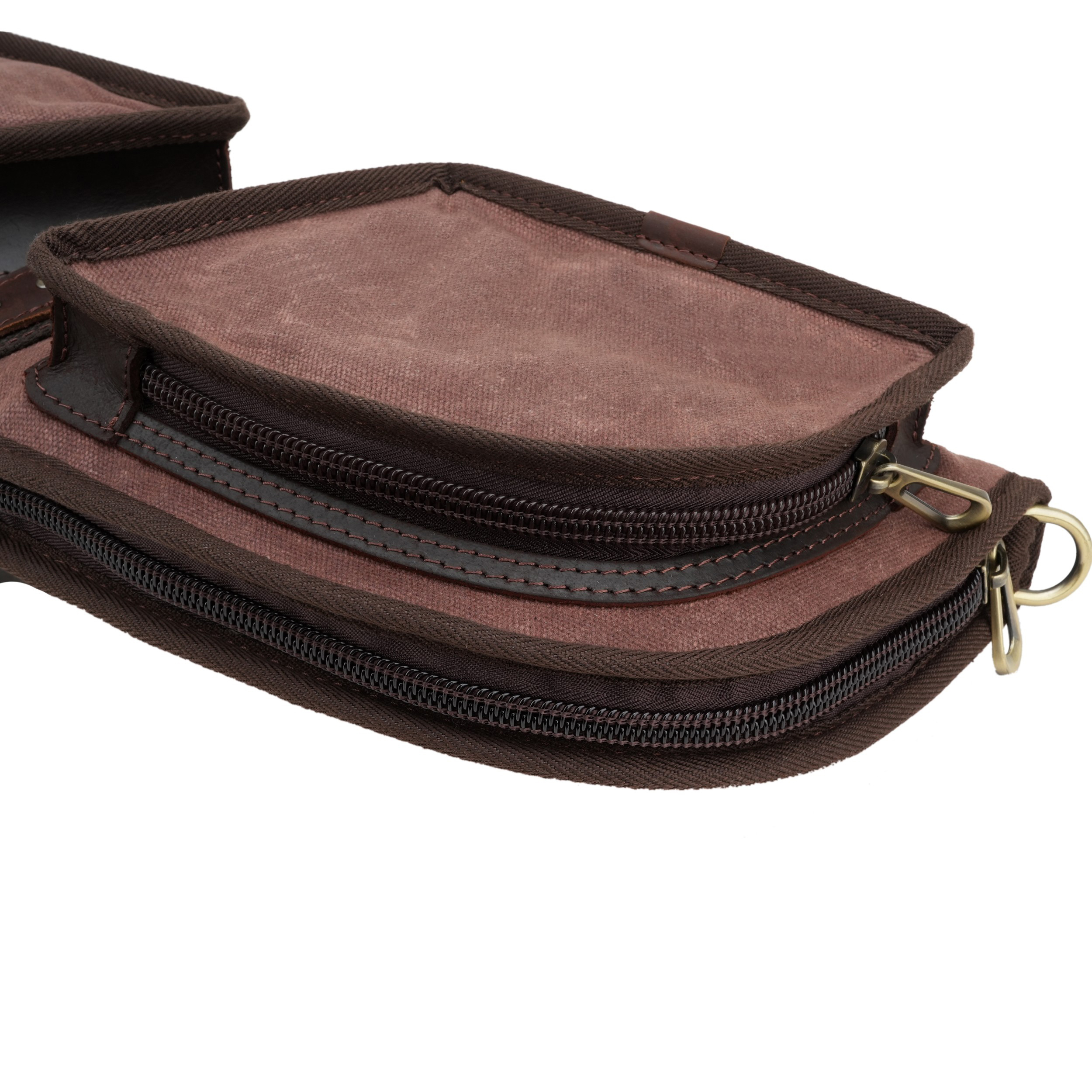 Gun Case for Scoped Rifle & Shotgun, Canvas Leather with Lambs Wool