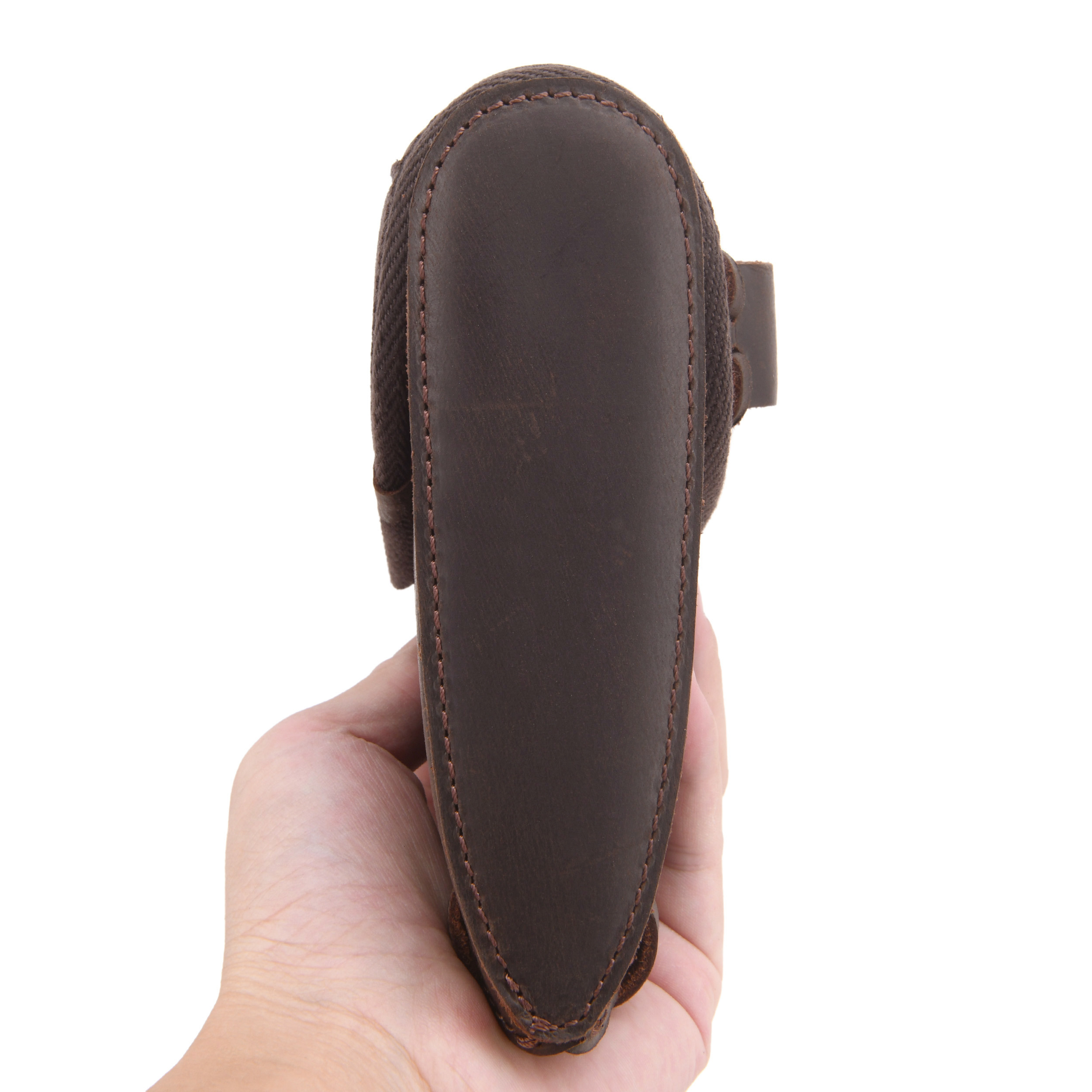 Leather Suede Buttstock Cheek Riser Pad with Rifle Shell Holder