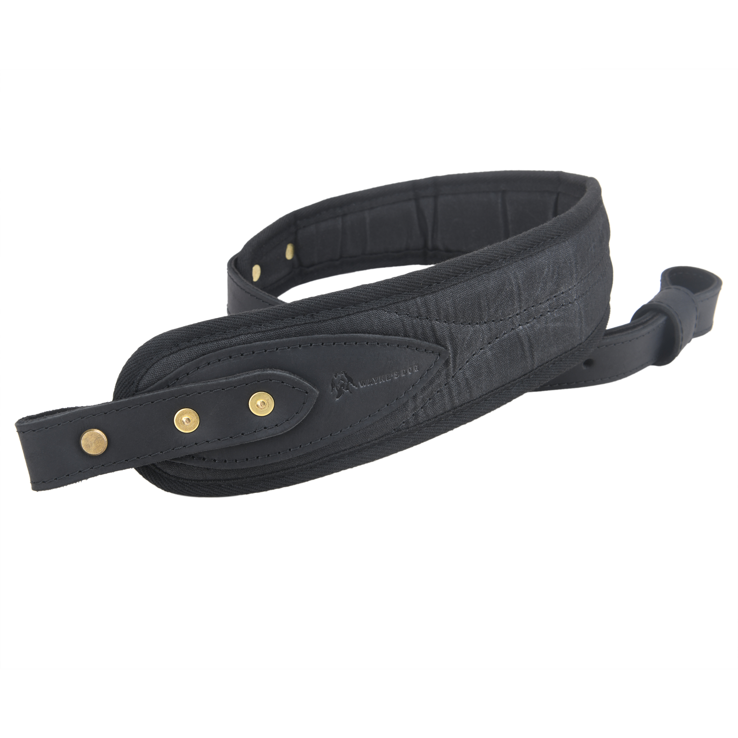 Canvas Leather Rifle Sling with Swivels Hunting Shooting Gun Straps