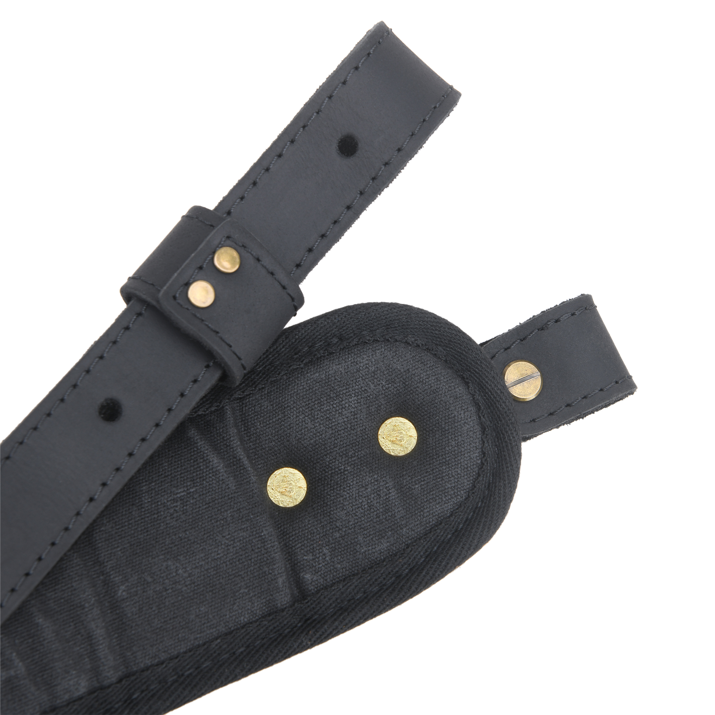 Canvas Leather Rifle Sling with Swivels Hunting Shooting Gun Straps