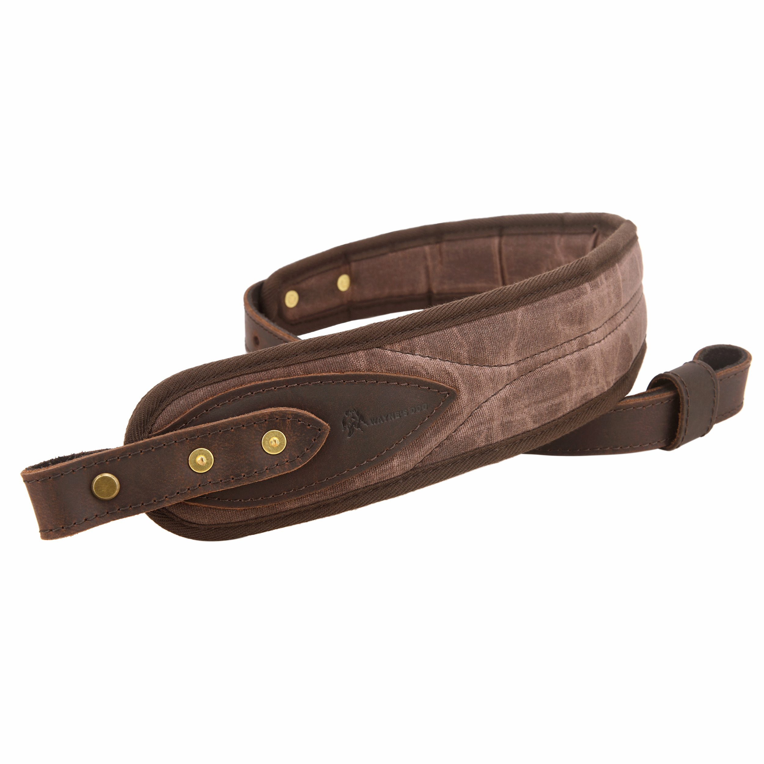 Canvas Leather Rifle Sling with Swivels Hunting Shooting Gun Straps