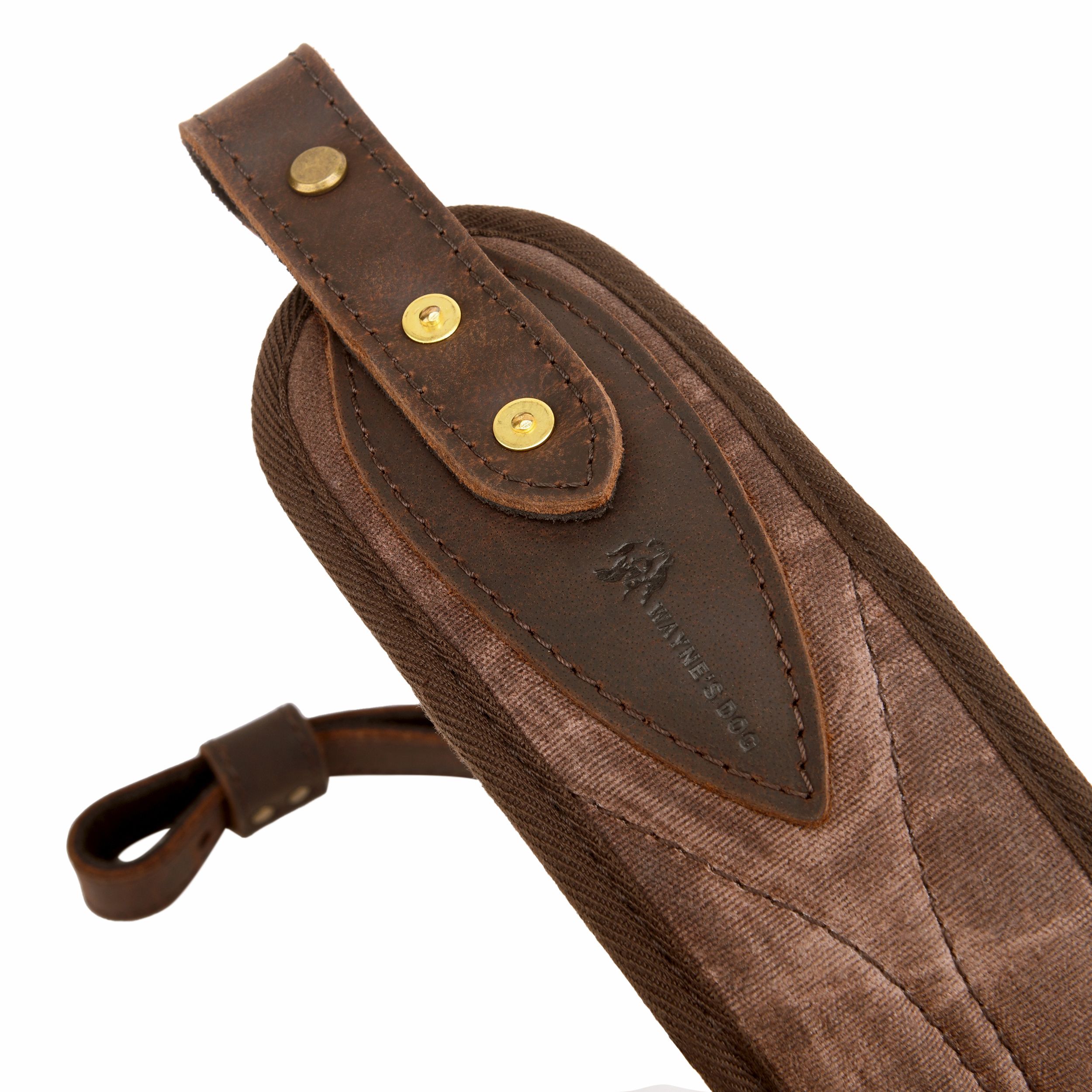 Canvas Leather Rifle Sling with Swivels Hunting Shooting Gun Straps