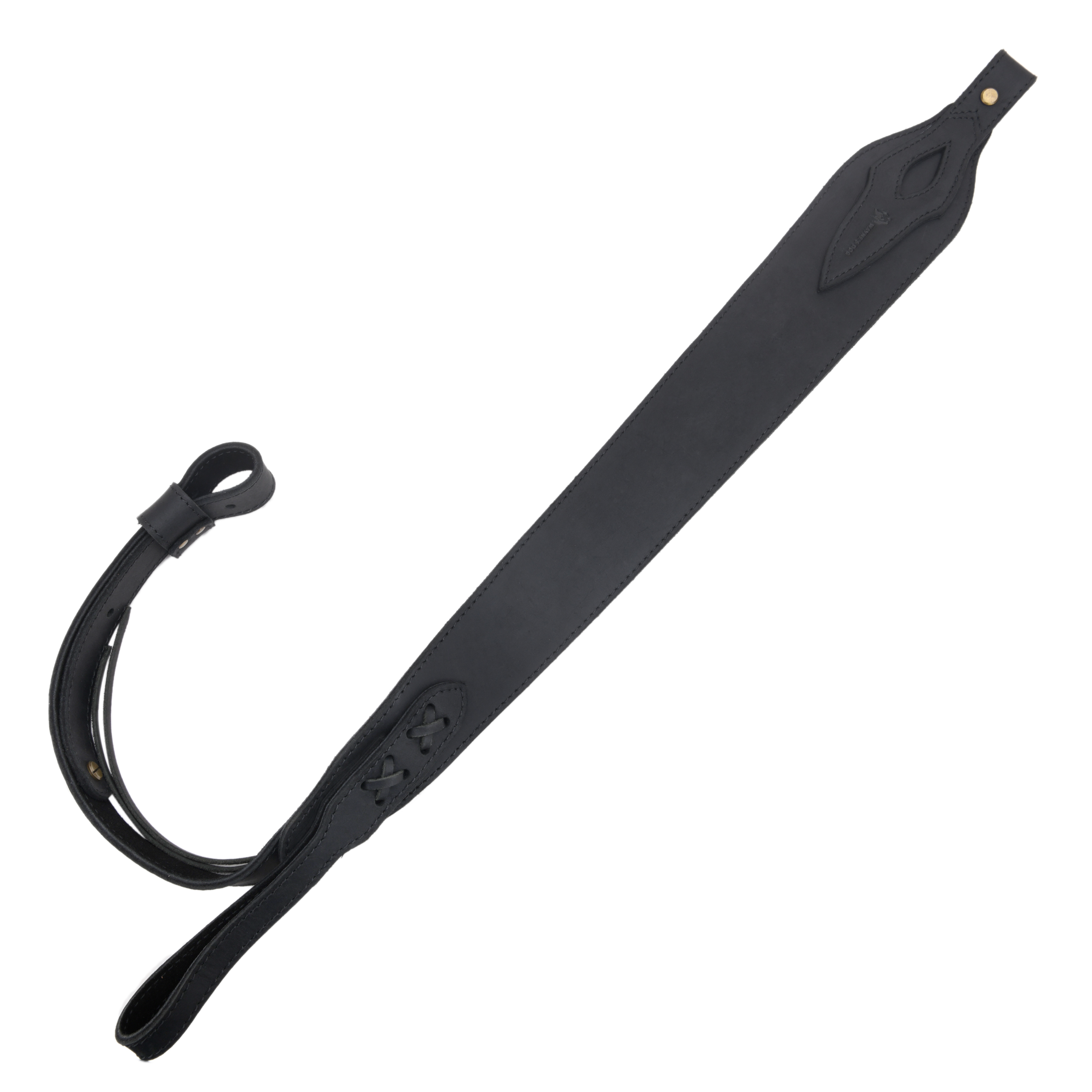 Wayne's dog Leather Suede Gun Sling Adjustable Hunting Rifle Strap