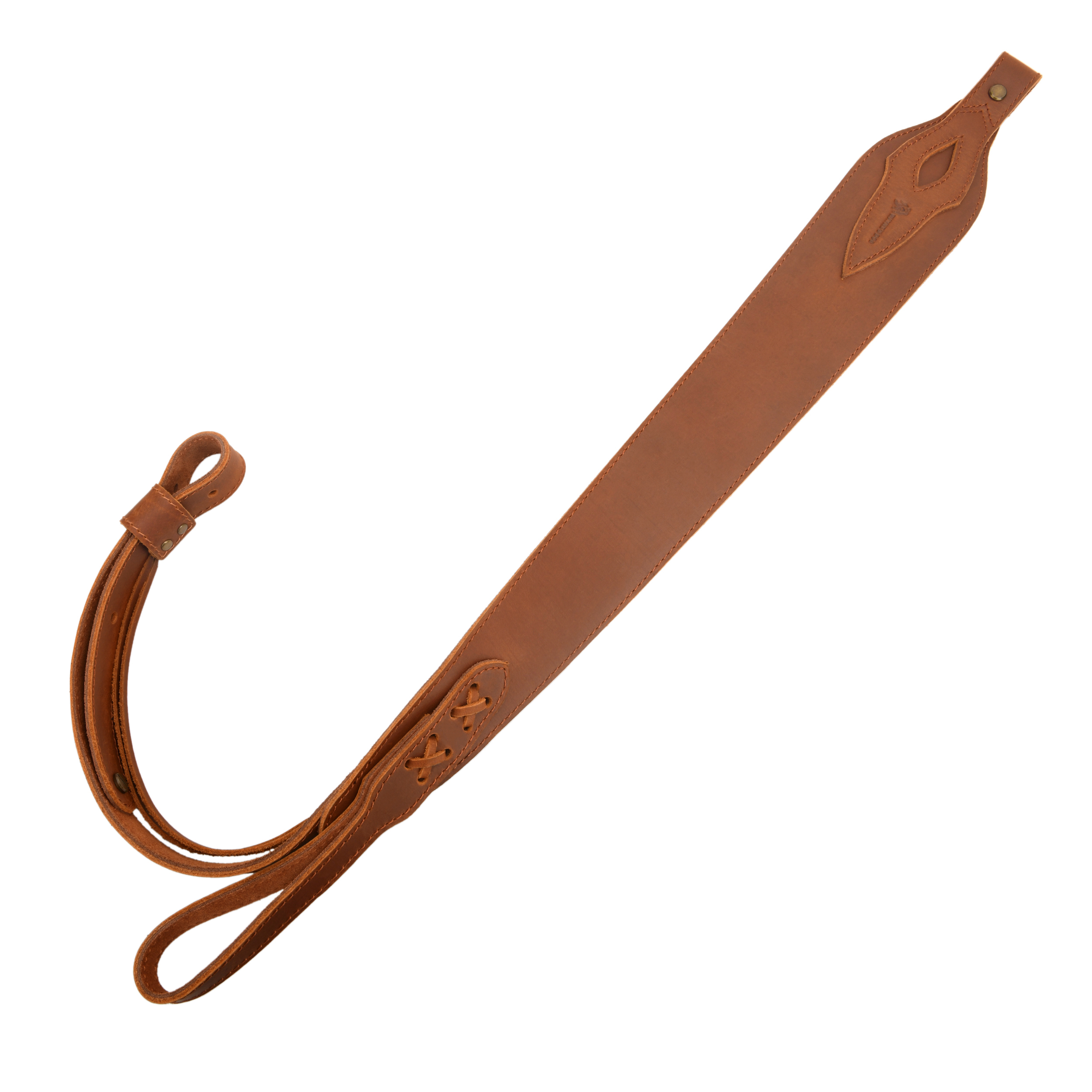 Wayne's dog Leather Suede Gun Sling Adjustable Hunting Rifle Strap