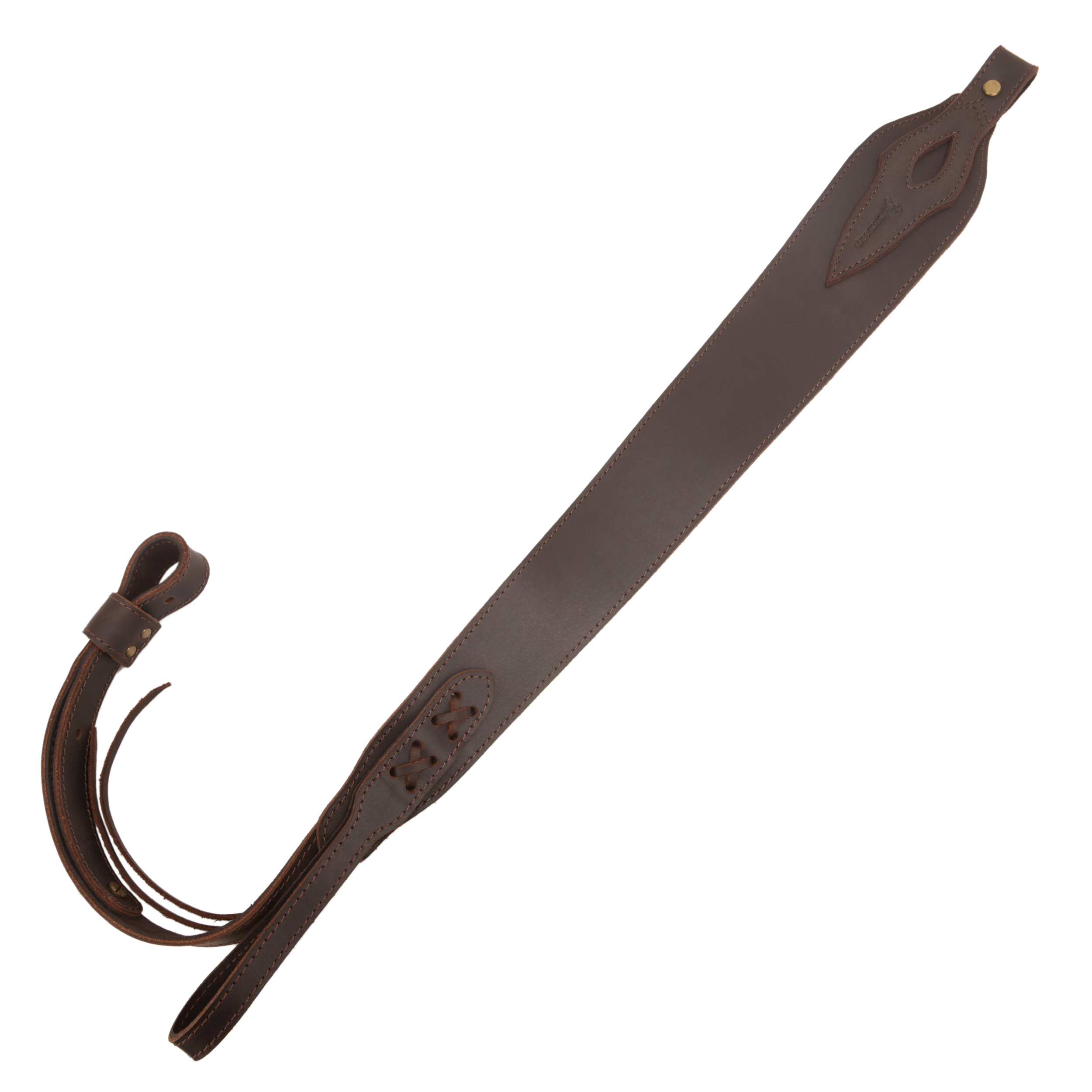 Wayne's dog Leather Suede Gun Sling Adjustable Hunting Rifle Strap