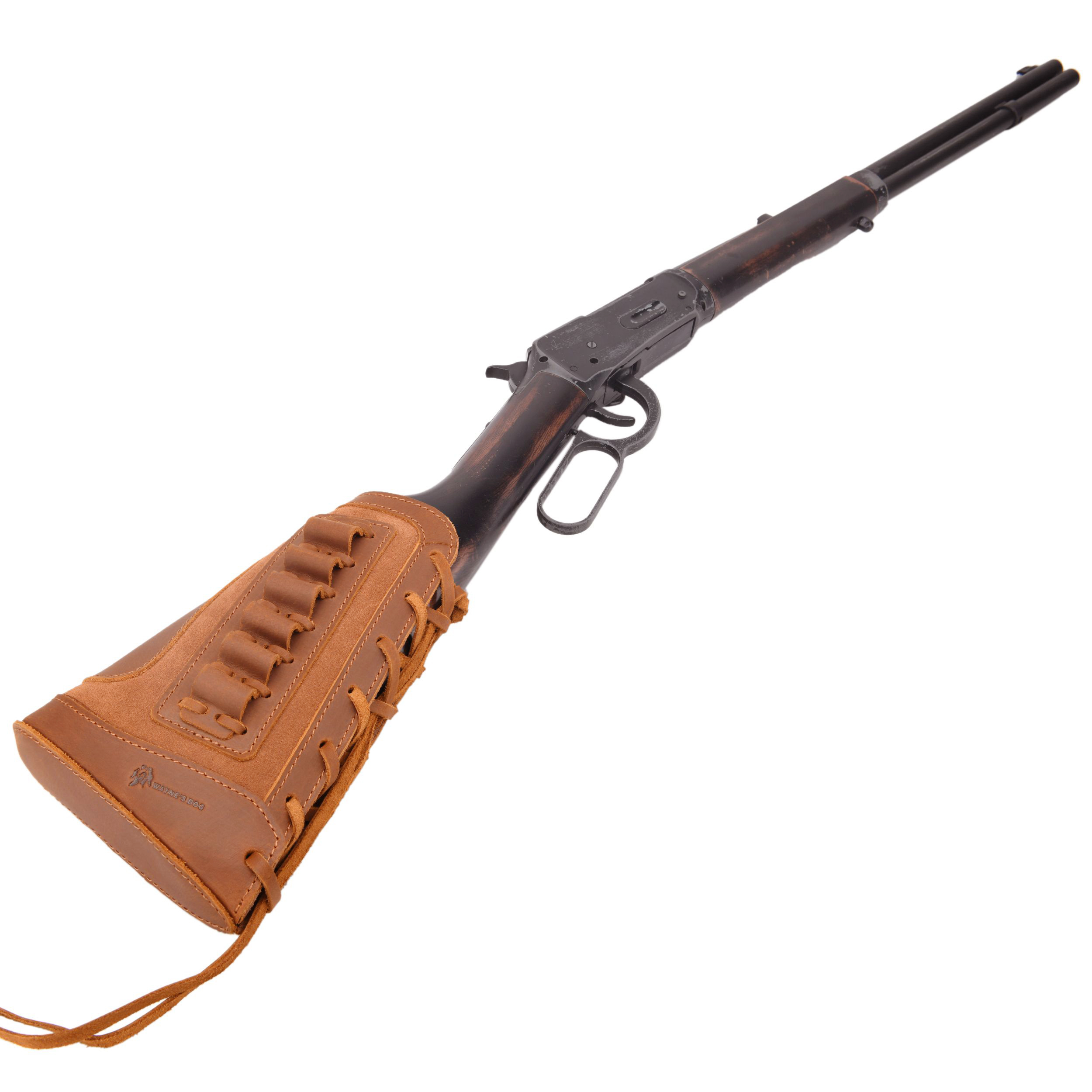 Gun Cheek Rest Pad, Leather Rifle Stock Extension with Shell Holder