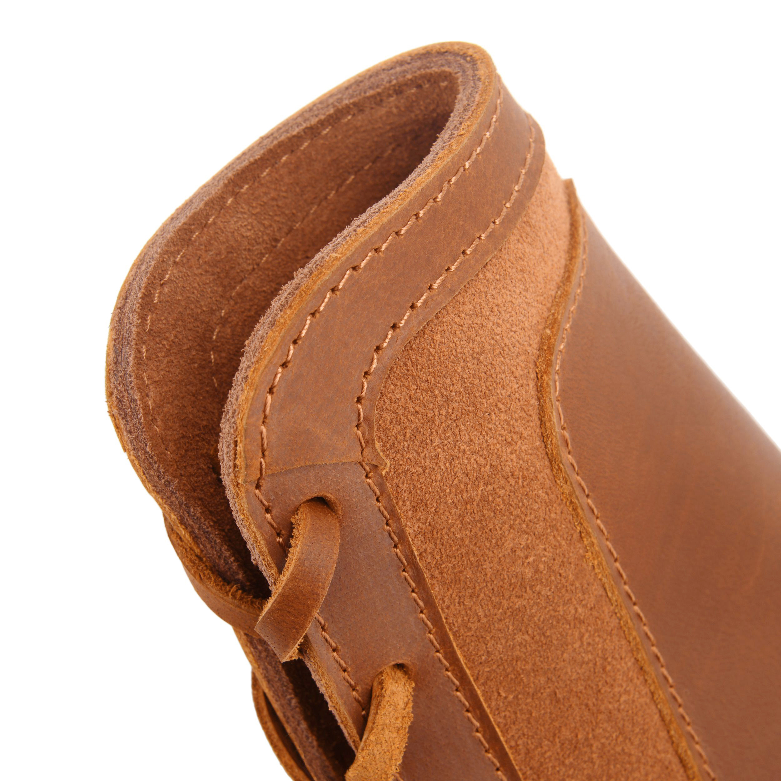 Gun Cheek Rest Pad, Leather Rifle Stock Extension with Shell Holder