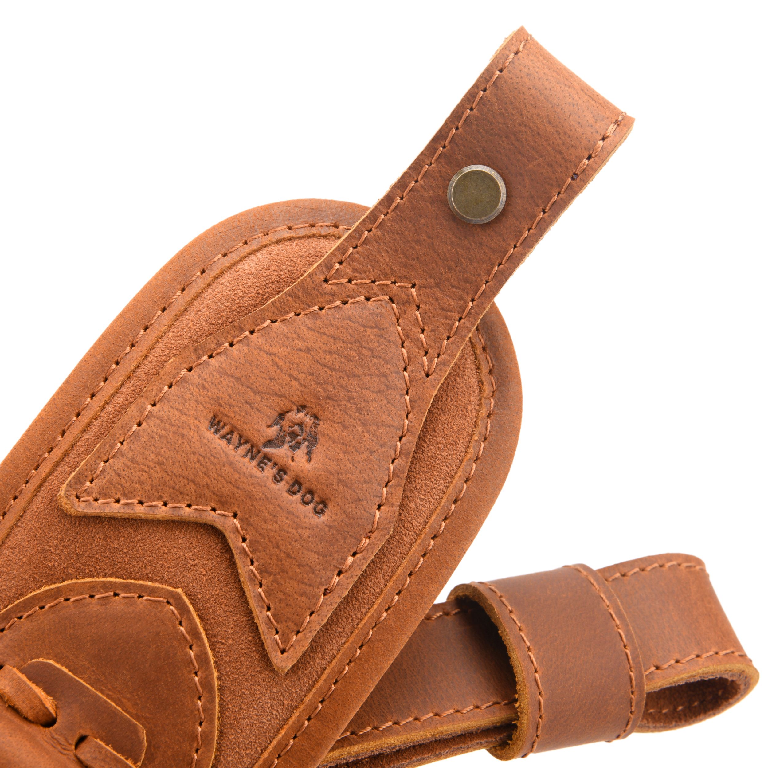 Leather Gun Sling Shell Holder Hunting Rifle Sling with Handle Strap