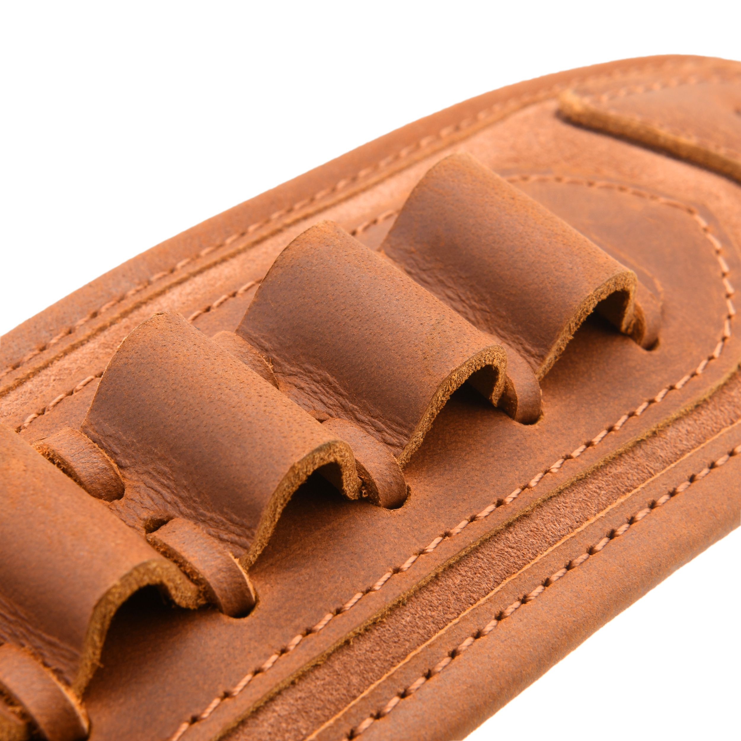 Leather Gun Sling Shell Holder Hunting Rifle Sling with Handle Strap