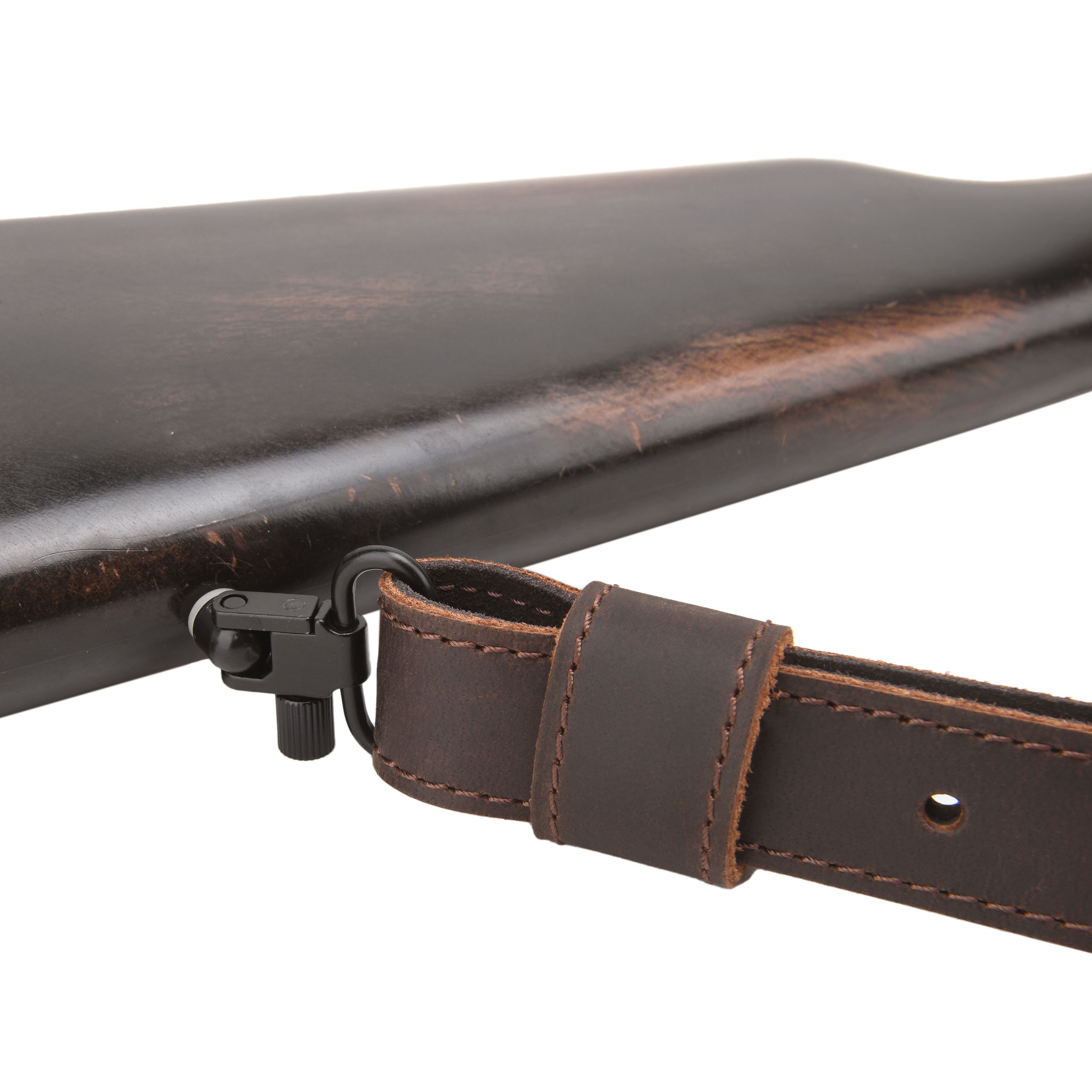 Leather Gun Sling Shell Holder Hunting Rifle Sling with Handle Strap