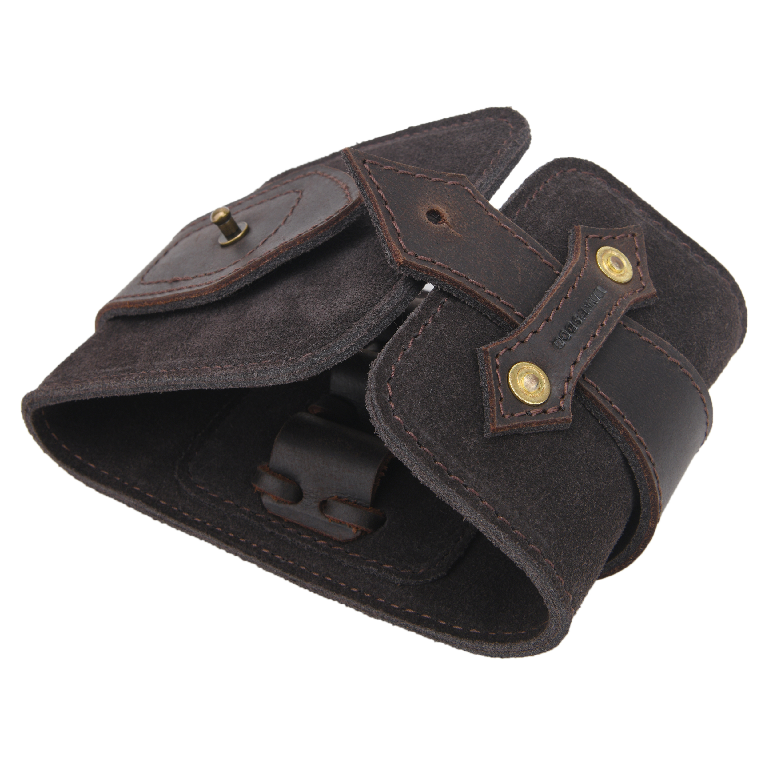 Leather Ammo Carrier Belt Pouch Bullet Holder Cartridge Carrier Waist