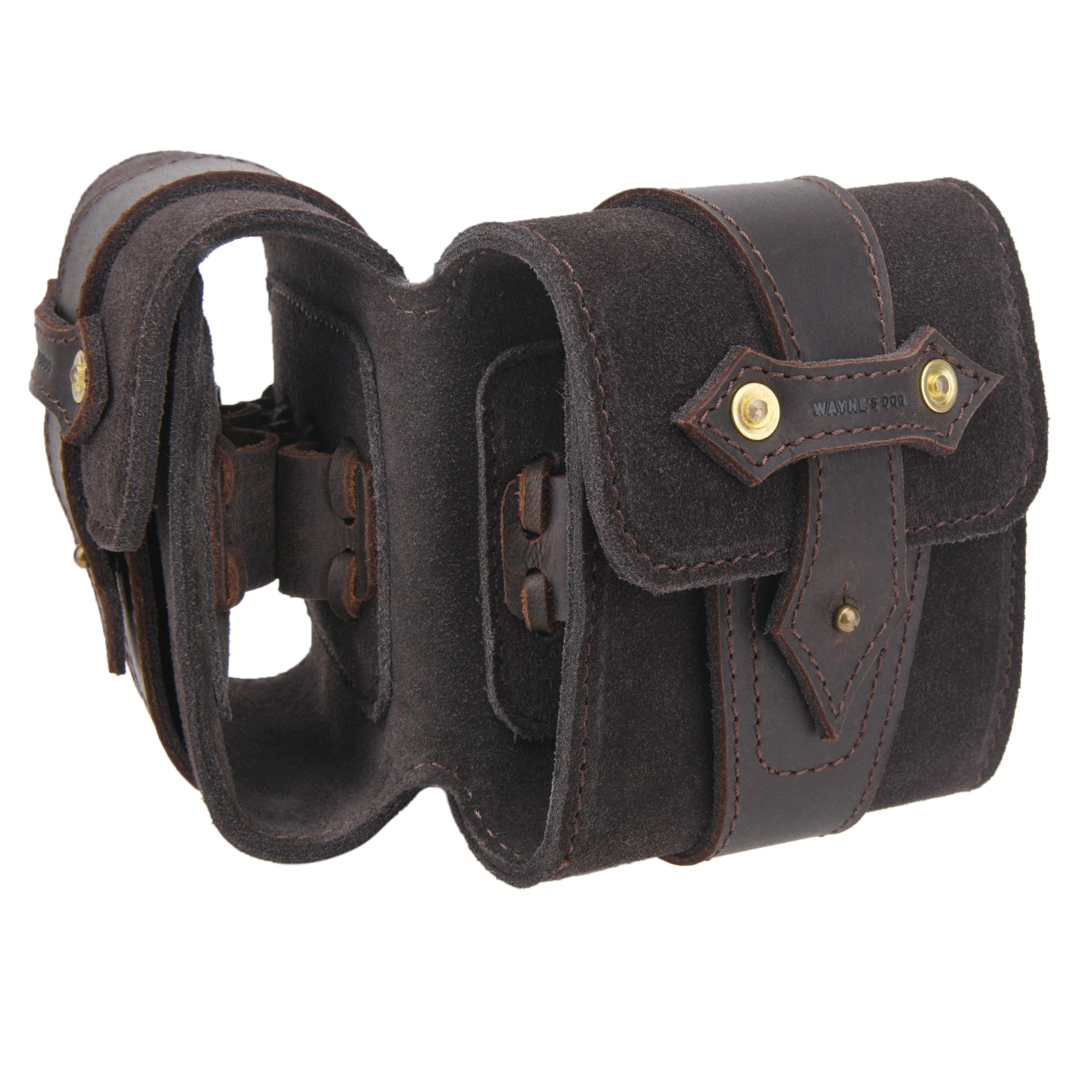 Leather Ammo Carrier Belt Pouch Bullet Holder Cartridge Carrier Waist