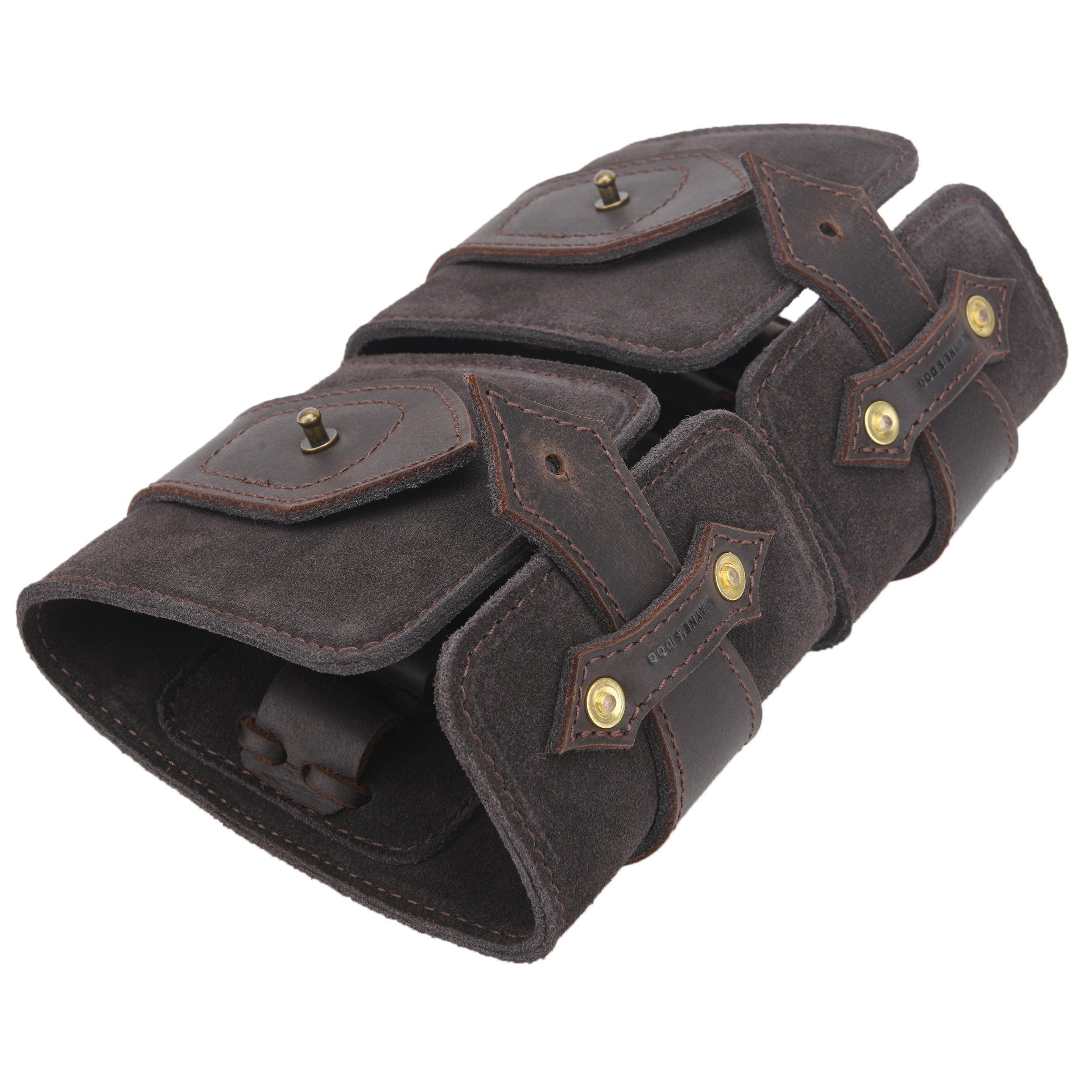 Leather Ammo Carrier Belt Pouch Bullet Holder Cartridge Carrier Waist